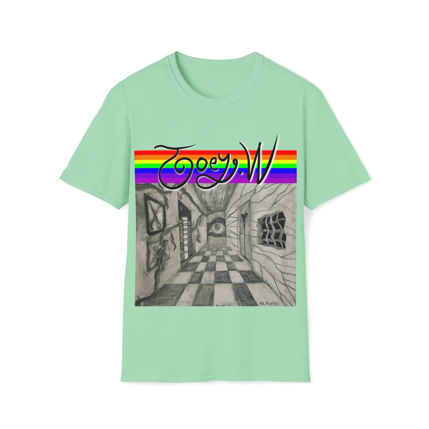 T "My Reality" by Jordan (Joey) Watts.  Unisex Softstyle T-Shirt