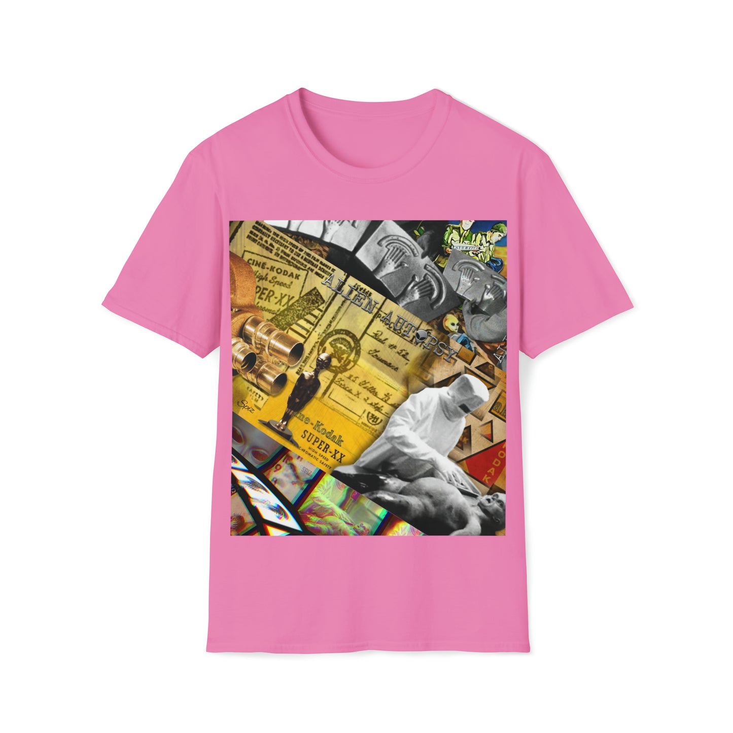 T "Montage" #2  Alien Autopsy Unisex Softstyle T-Shirt