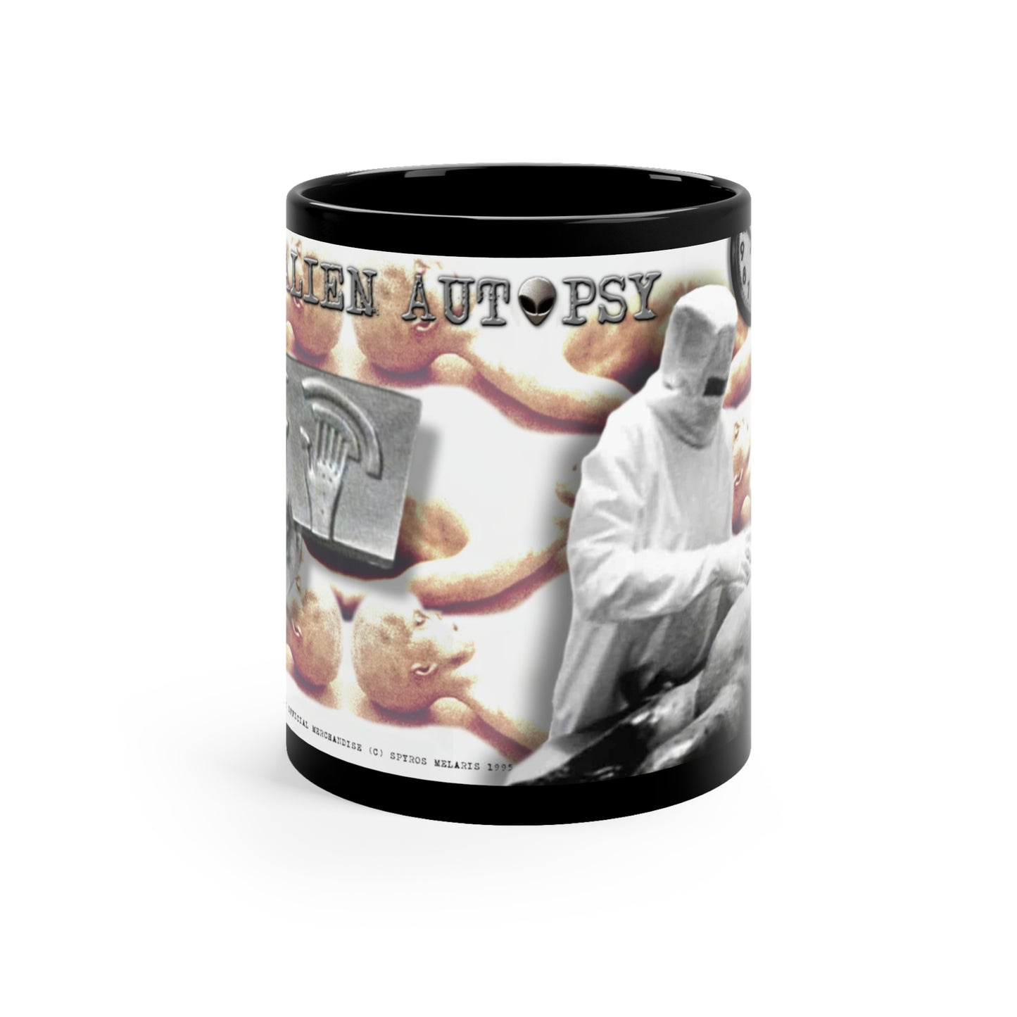 MUG: Alien Autopsy Black Glossy Mug