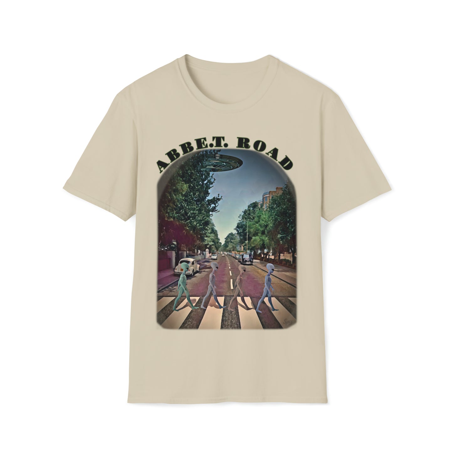 T "ABB E.T. ROAD" The Beatles in a Parallel Universe - Unisex Softstyle T-Shirt