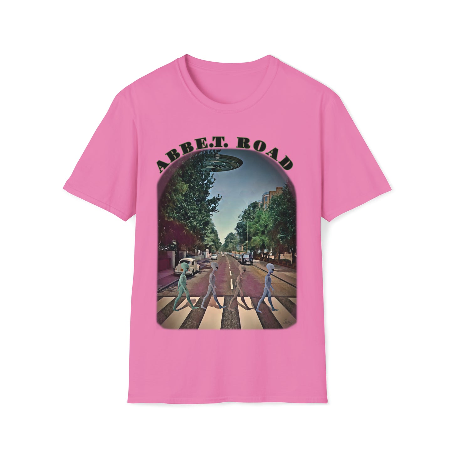 T "ABB E.T. ROAD" The Beatles in a Parallel Universe - Unisex Softstyle T-Shirt