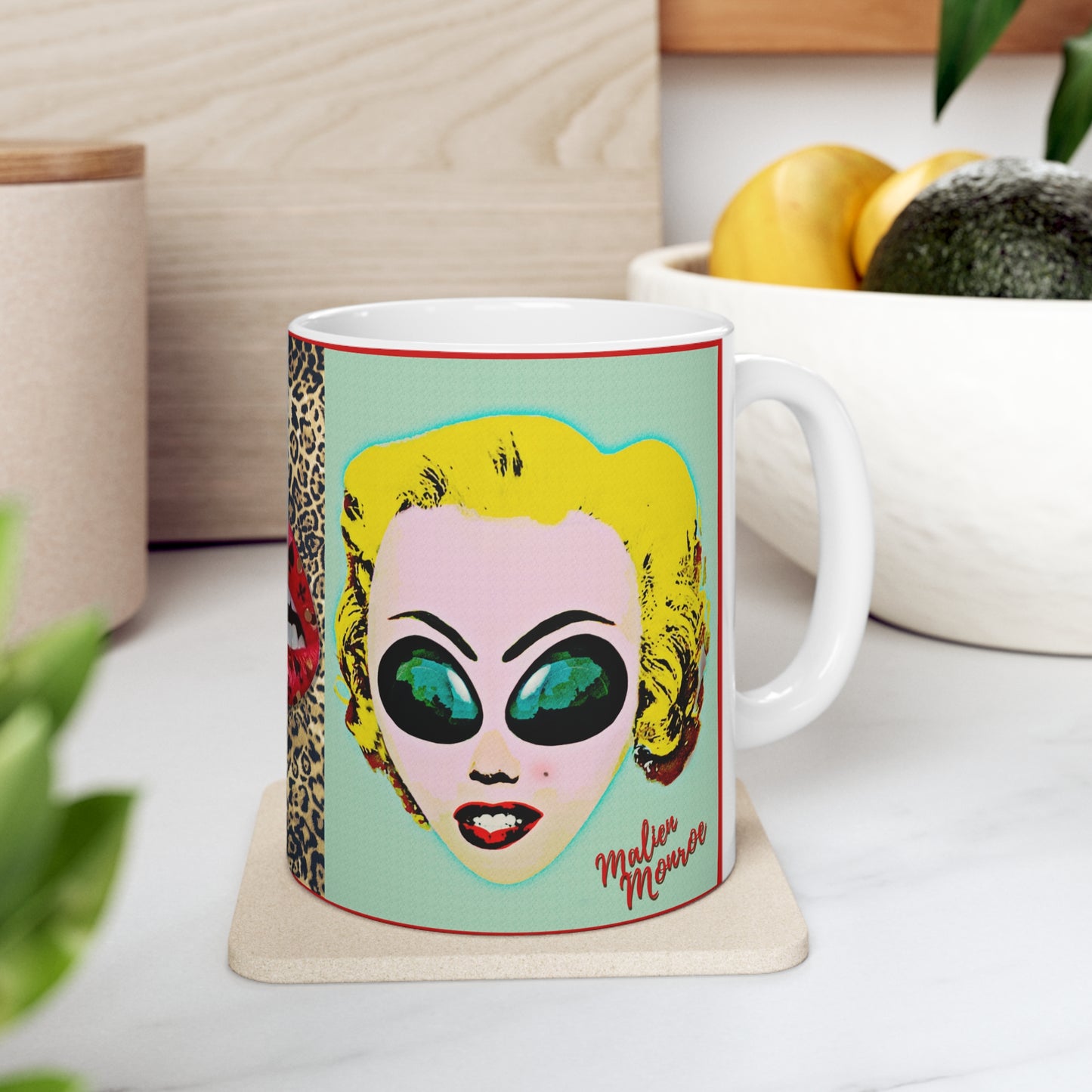 MUG: Malien Monroe Pop-Art #6 Ceramic Mug 11oz