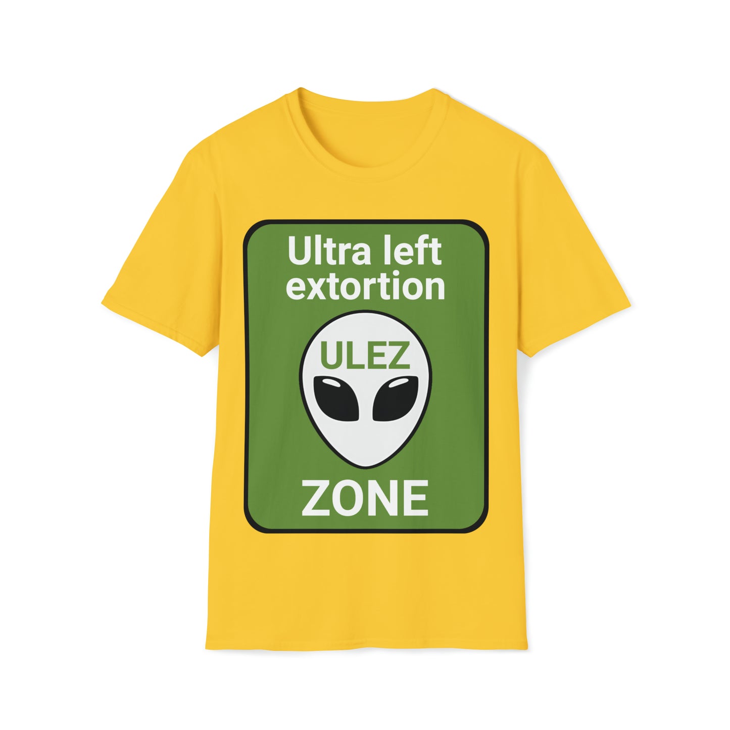 T "ULEZ" Alien Humour #1 Unisex Softstyle T-Shirt