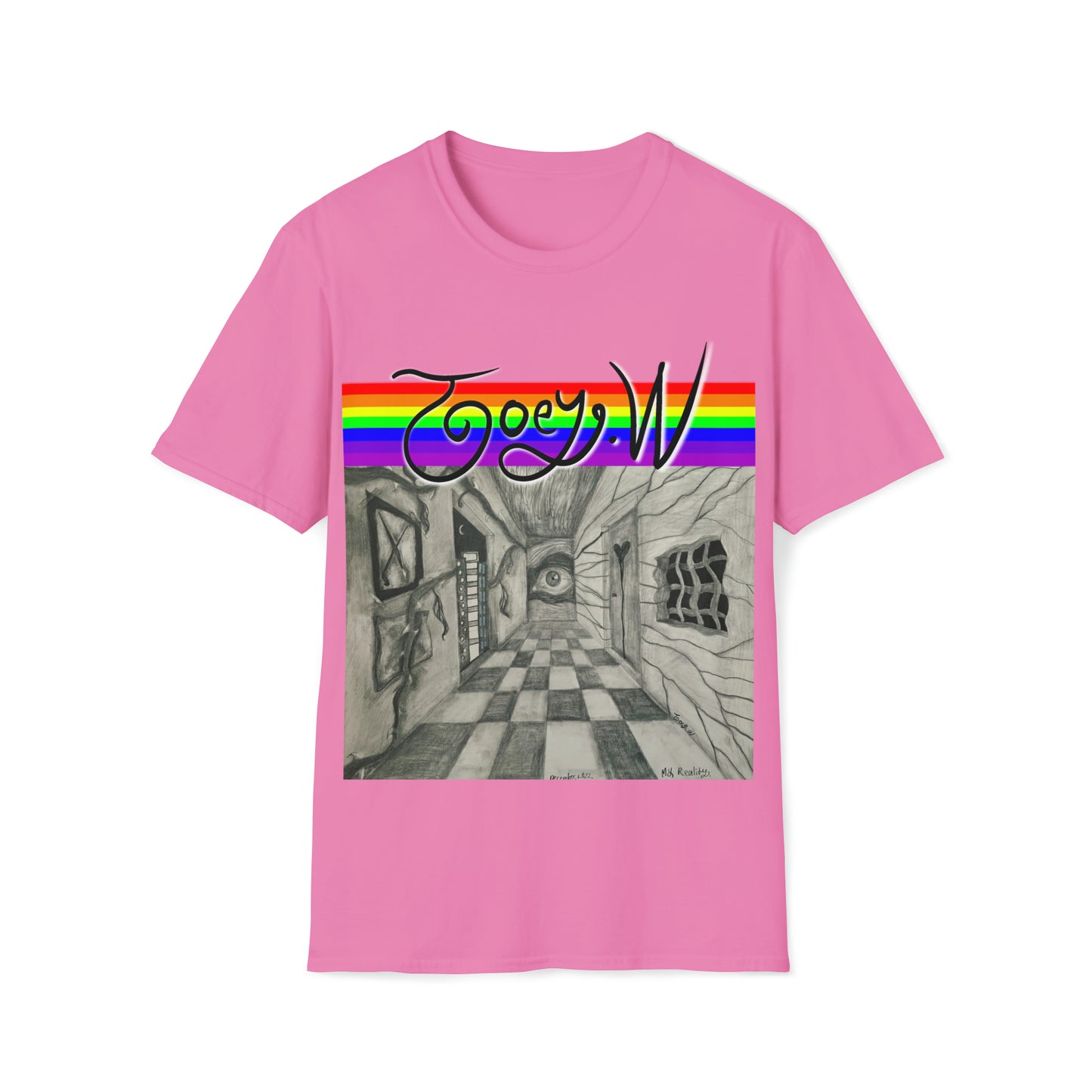 T "My Reality" by Jordan (Joey) Watts.  Unisex Softstyle T-Shirt