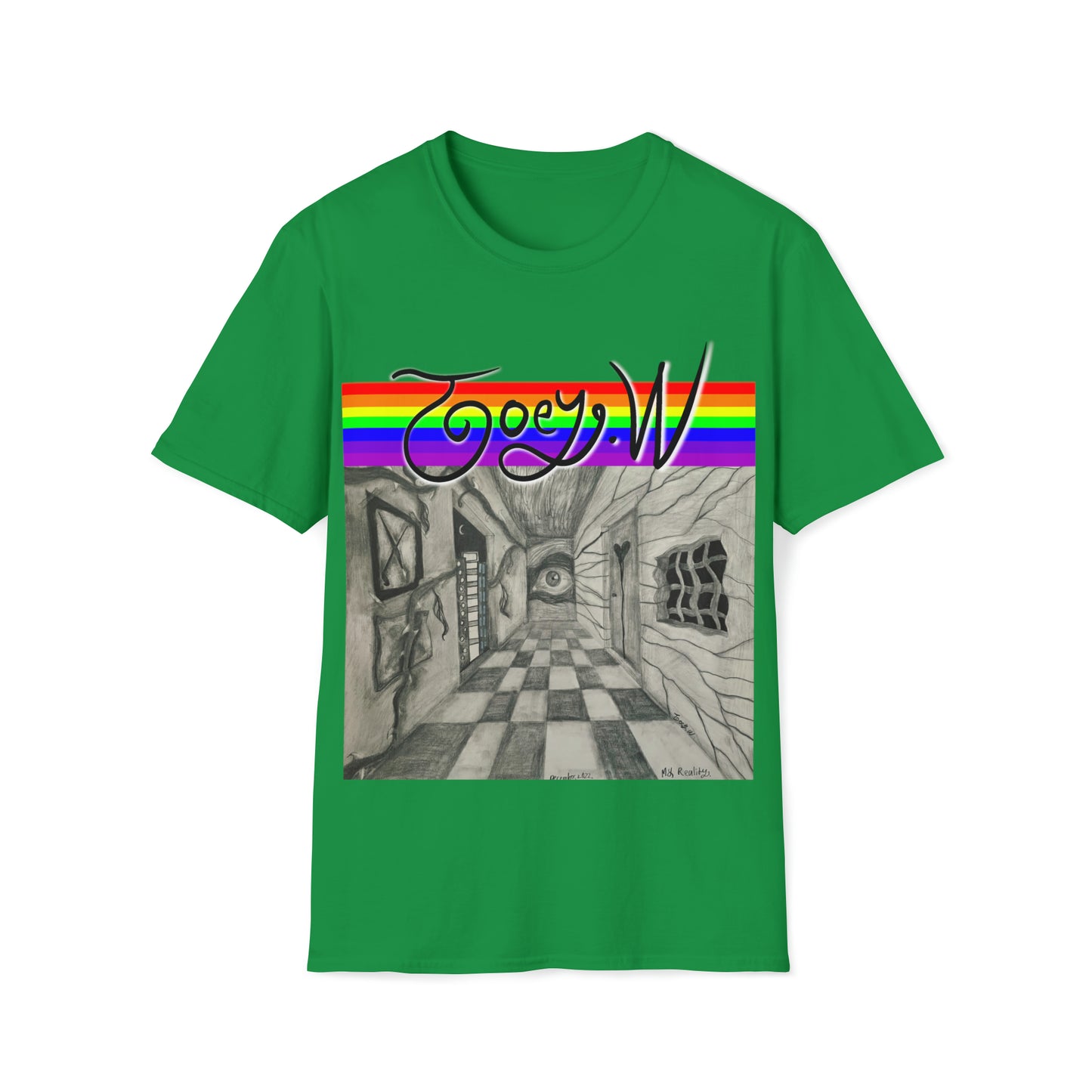 T "My Reality" by Jordan (Joey) Watts.  Unisex Softstyle T-Shirt