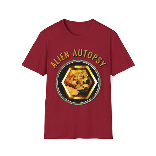 T "Alien Autopsy Hex Coin" Unisex Softstyle T-Shirt