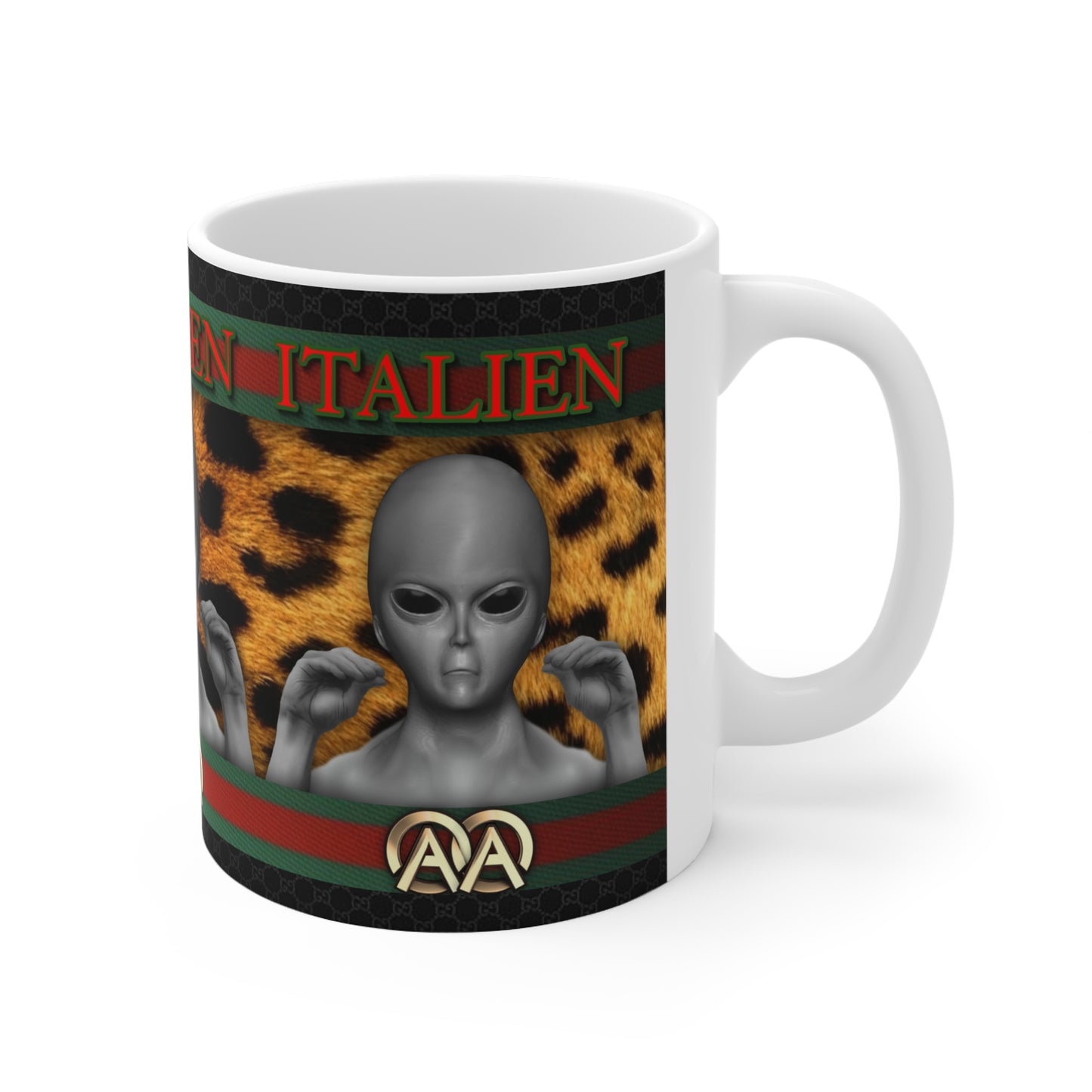 MUG: ITALIEN Designer #4 Ceramic Mug 11oz