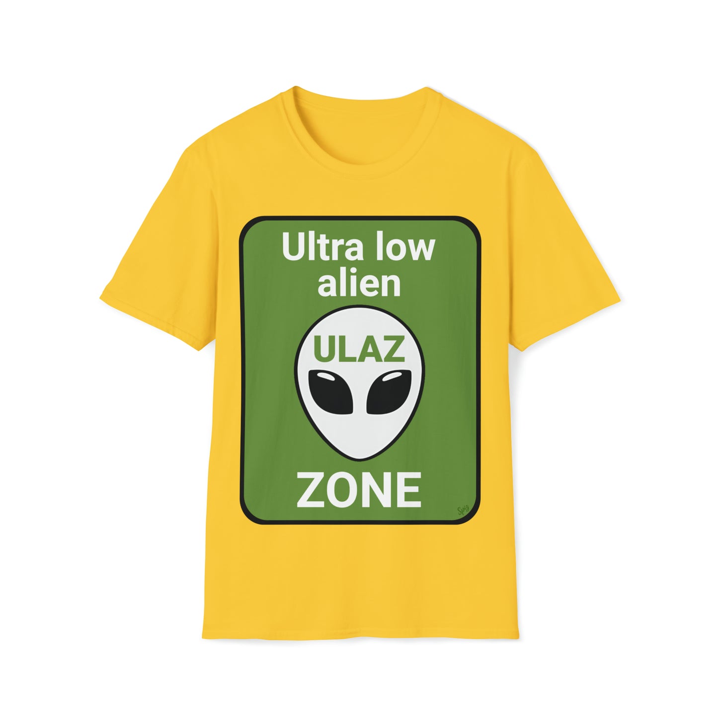 T "ULAZ" Alien Humour #2 Unisex Softstyle T-Shirt