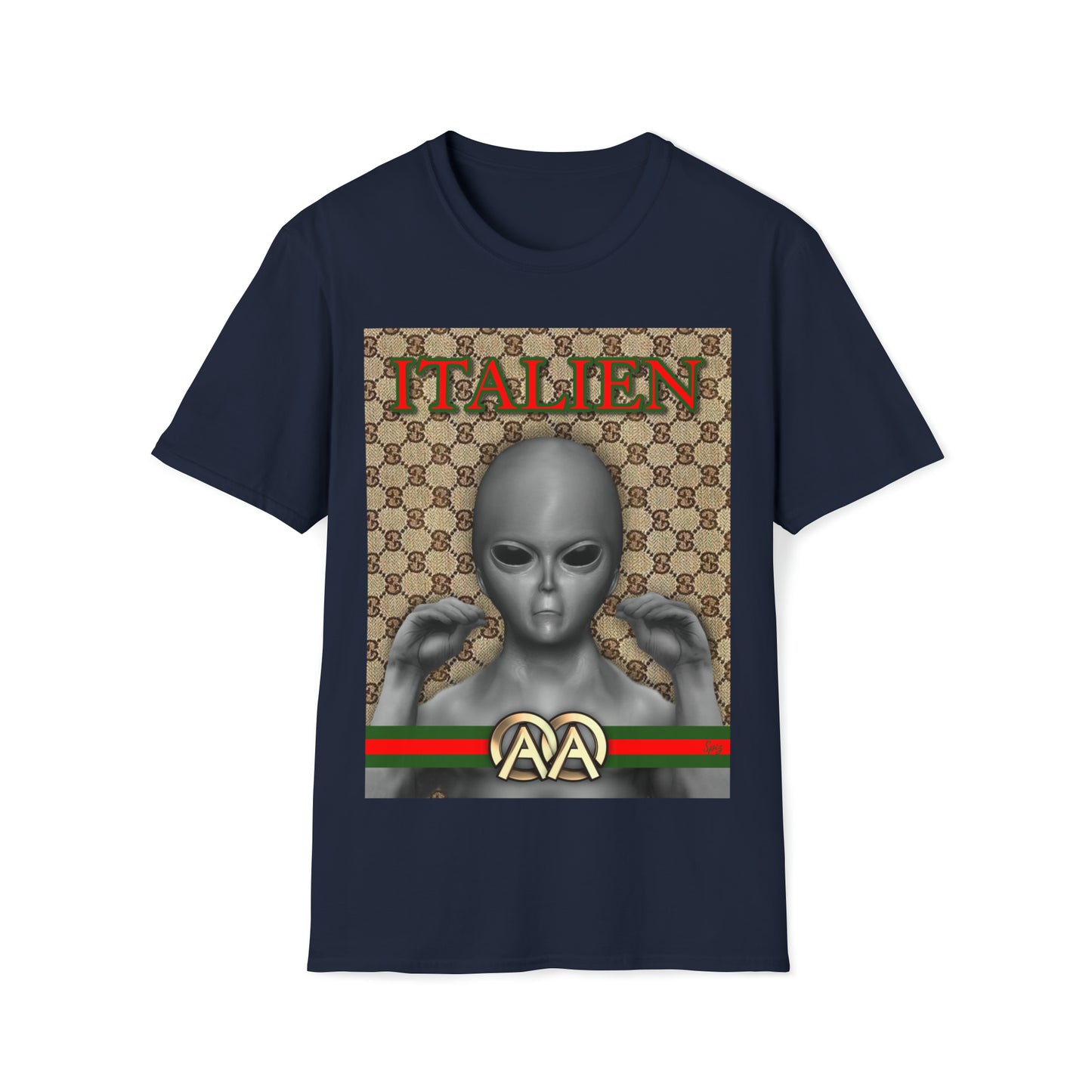 T ITALIEN Designer Unisex Softstyle T-Shirt