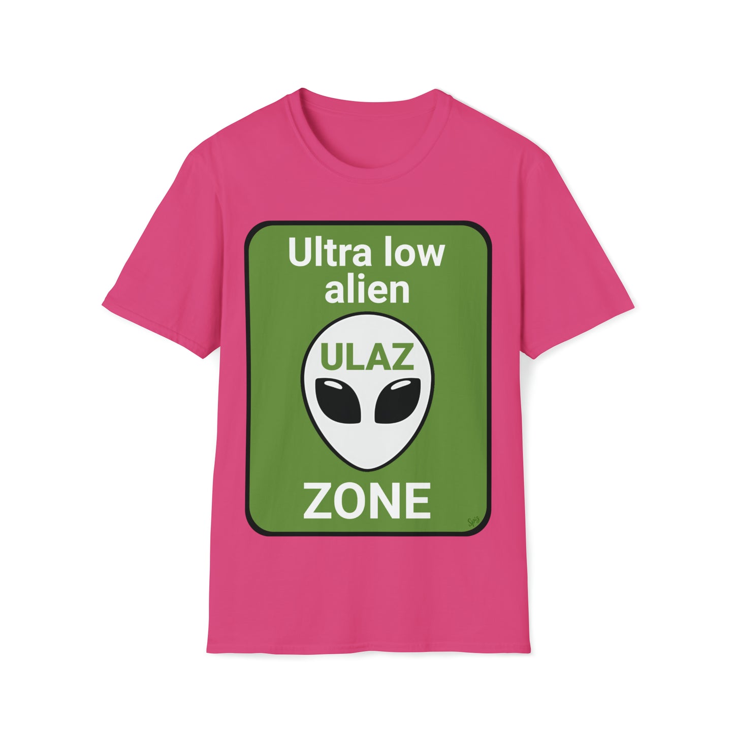 T "ULAZ" Alien Humour #2 Unisex Softstyle T-Shirt