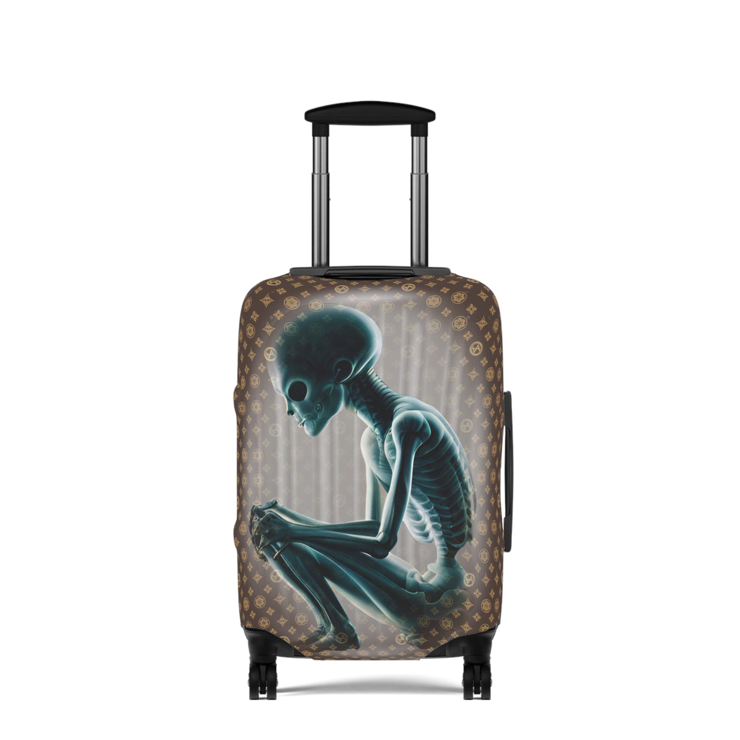 1H "Nothing To Declare" Carry On Suitcase Protector (Alien Autopsy Designer Cover)