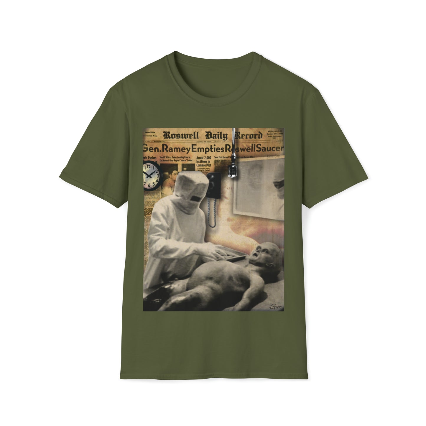 T "Alien Inspection"  Alien Autopsy Unisex Softstyle T-Shirt