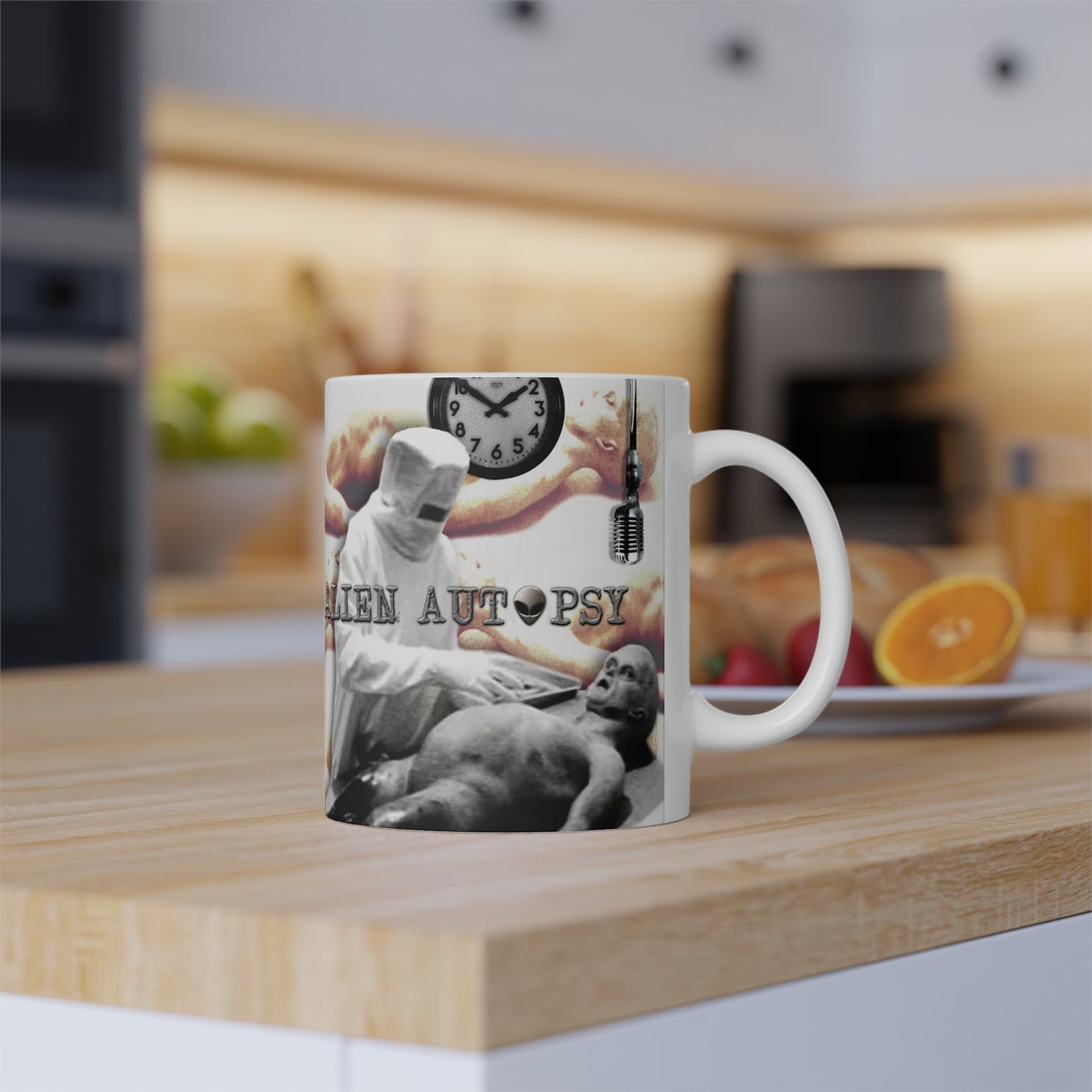 MUG: "Alien Autopsy" White Mug, 11oz