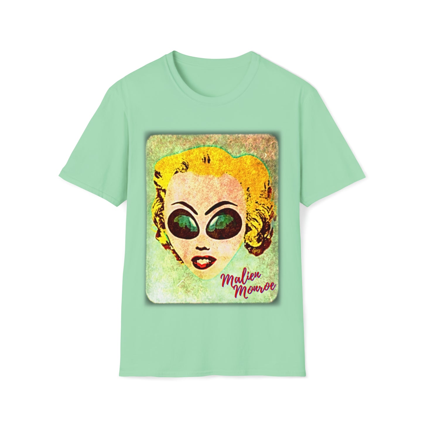 T 'Malien Monroe' POP ART #3 Unisex Softstyle T-Shirt