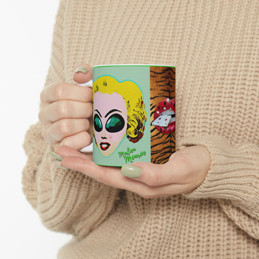 MUG: Malien Monroe Tiger Ceramic Mug 11oz