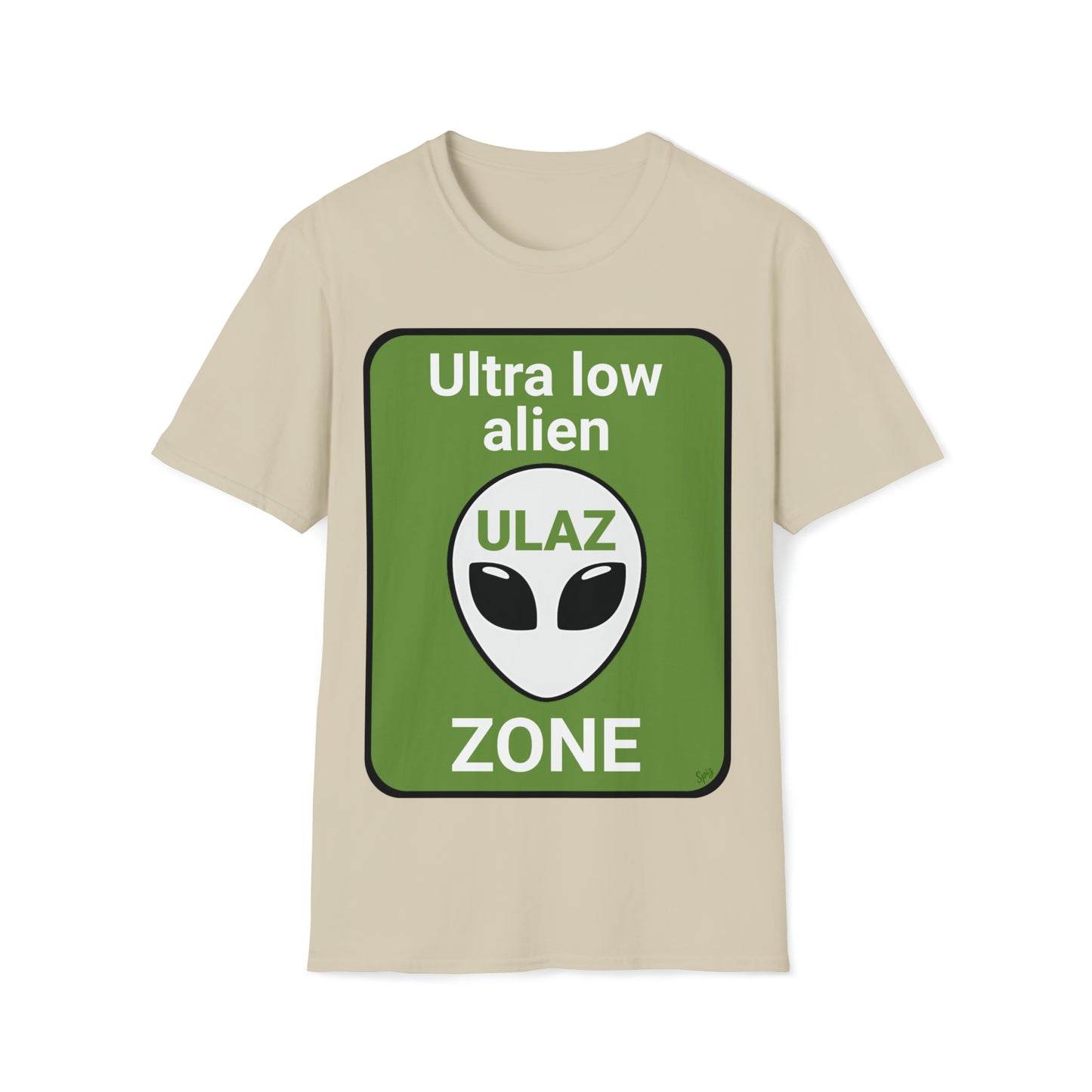 T "ULAZ" Alien Humour #2 Unisex Softstyle T-Shirt