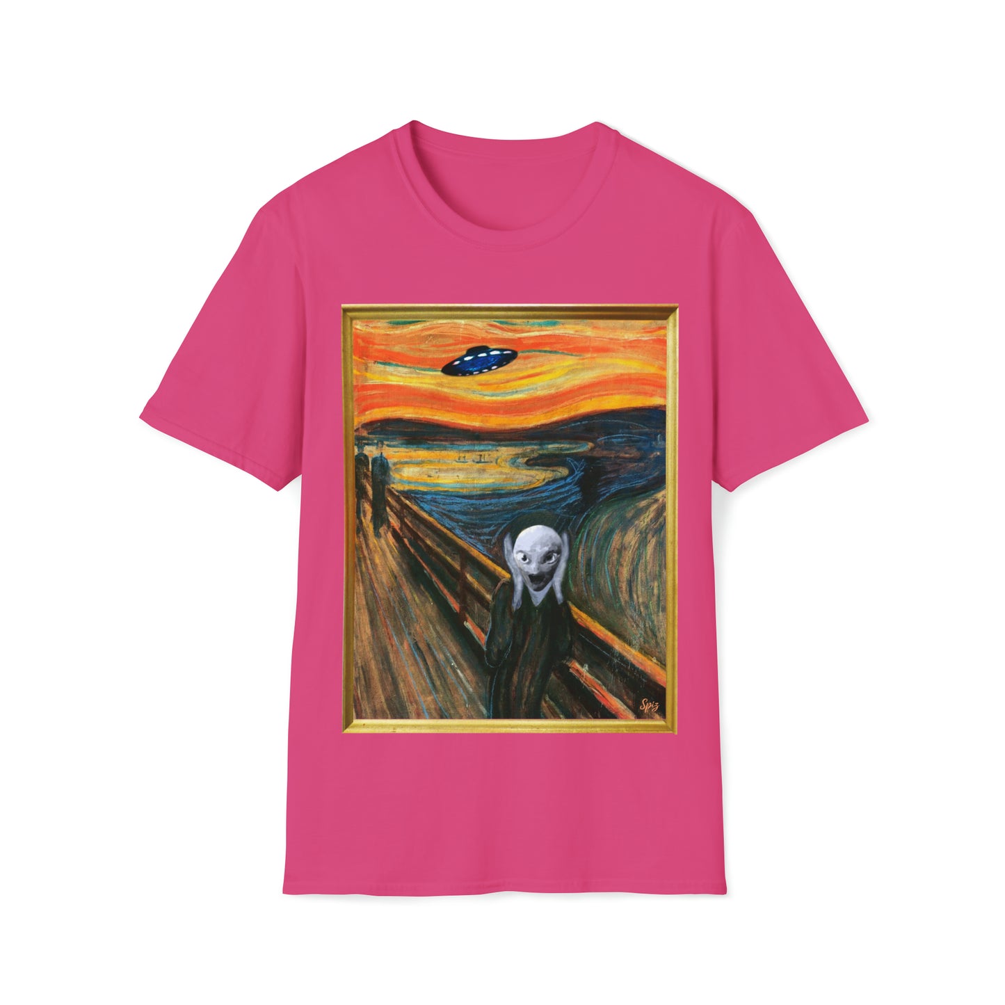 T "I Scream You Scream" Classic Art Masters Unisex Softstyle T-Shirt