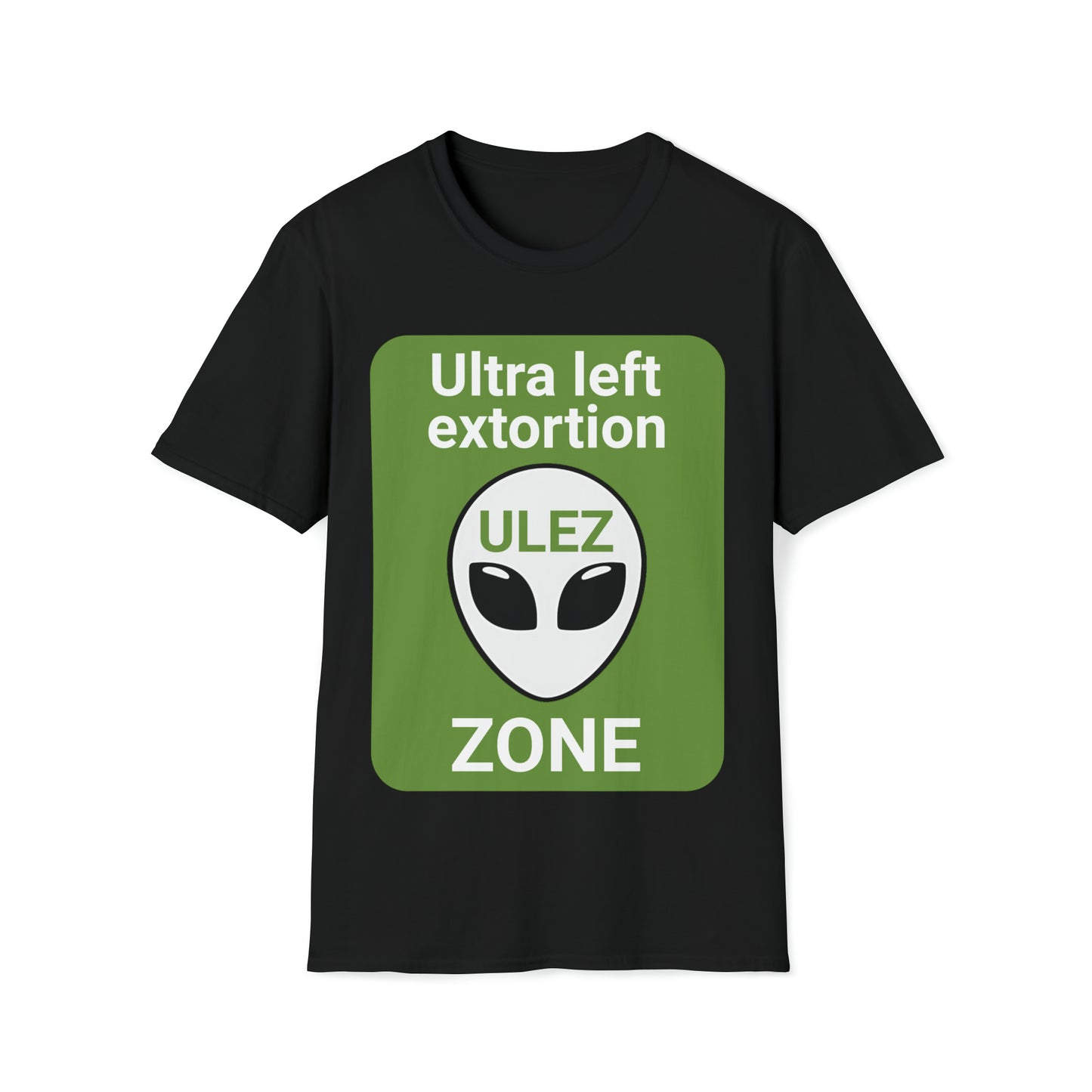 T "ULEZ" Alien Humour #1 Unisex Softstyle T-Shirt