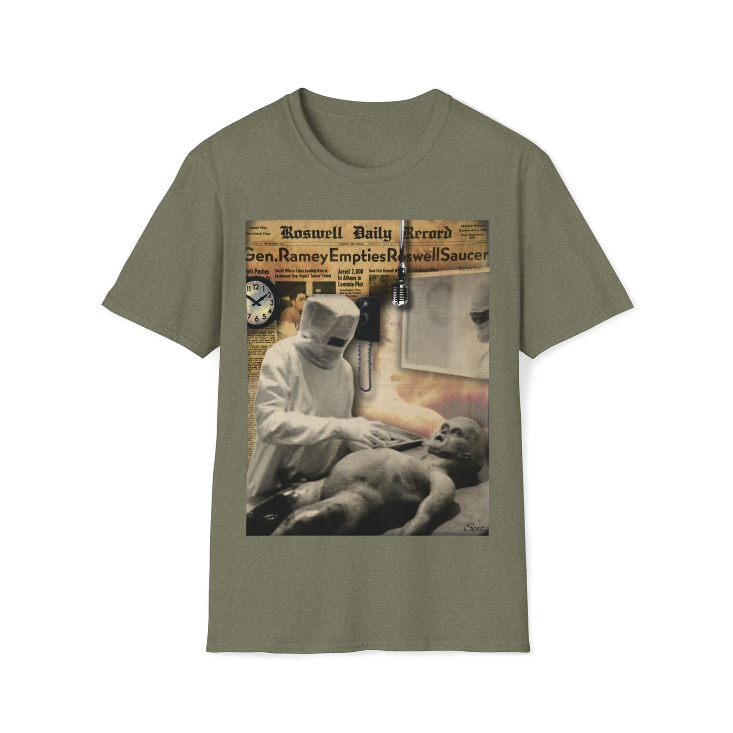 T "Alien Inspection"  Alien Autopsy Unisex Softstyle T-Shirt