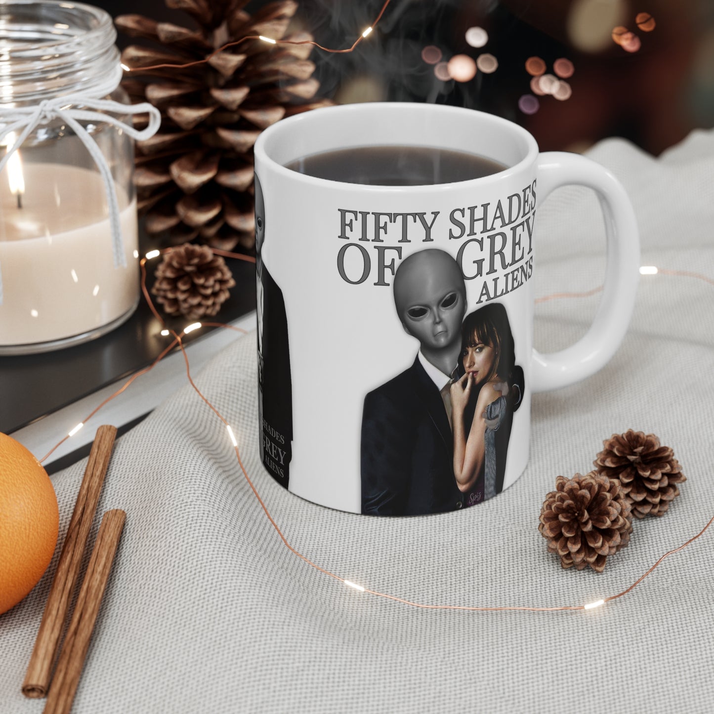 MUG: Fifty Shades of Grey Aliens White Mug 11oz