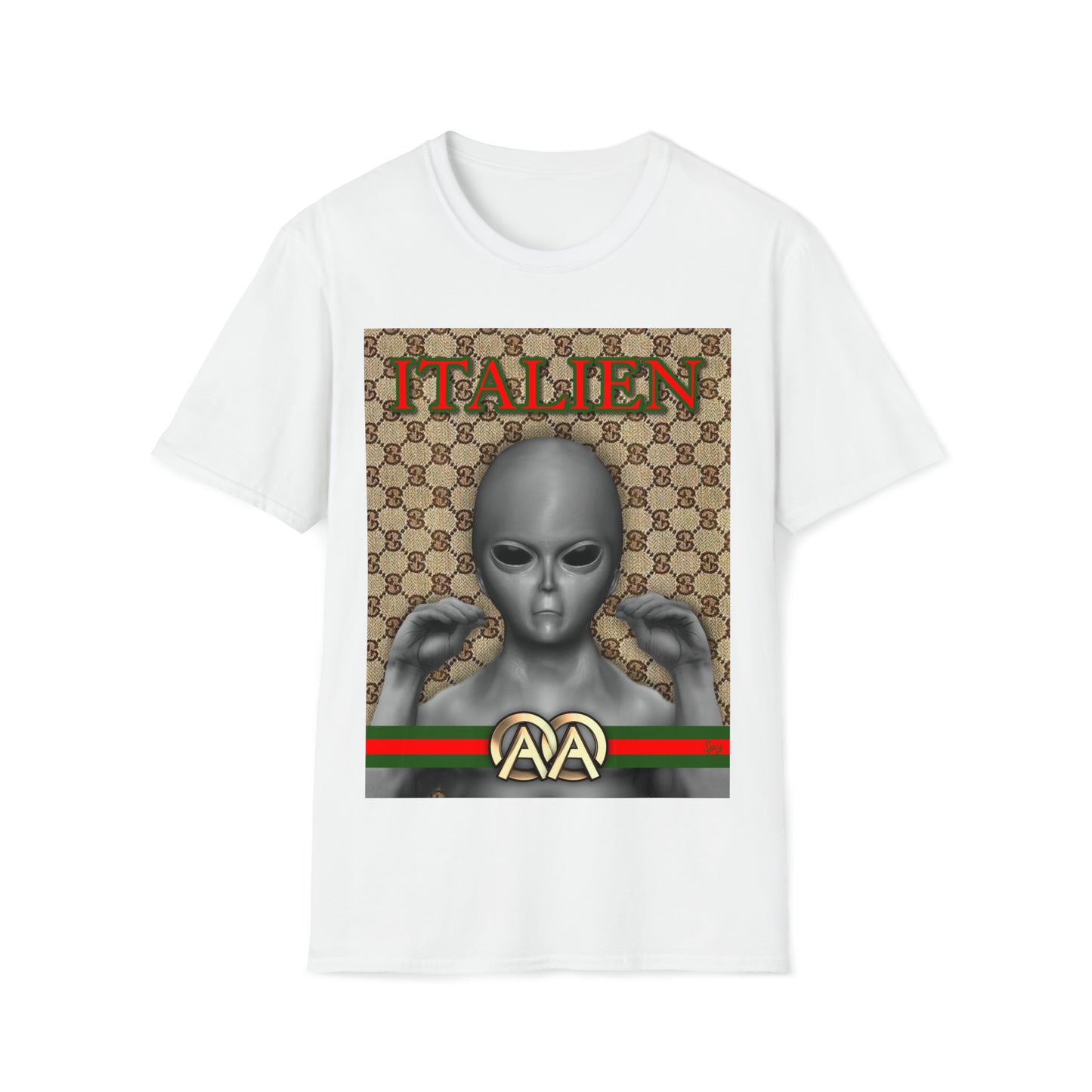 T ITALIEN Designer Unisex Softstyle T-Shirt