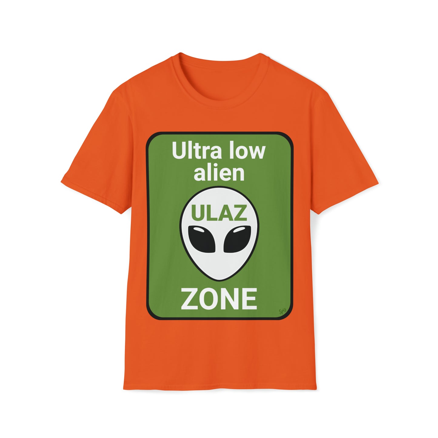 T "ULAZ" Alien Humour #2 Unisex Softstyle T-Shirt