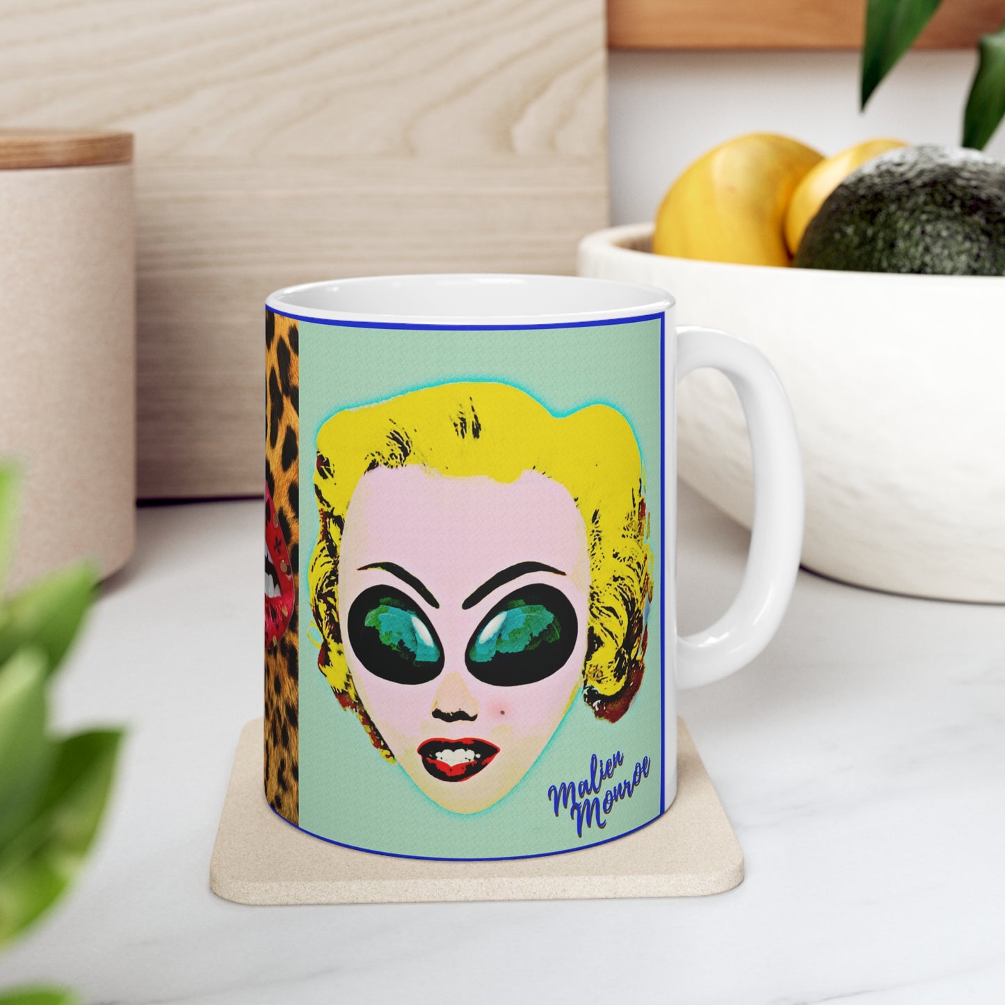 MUG: Malien Monroe Pop-Art #5 Ceramic Mug 11oz