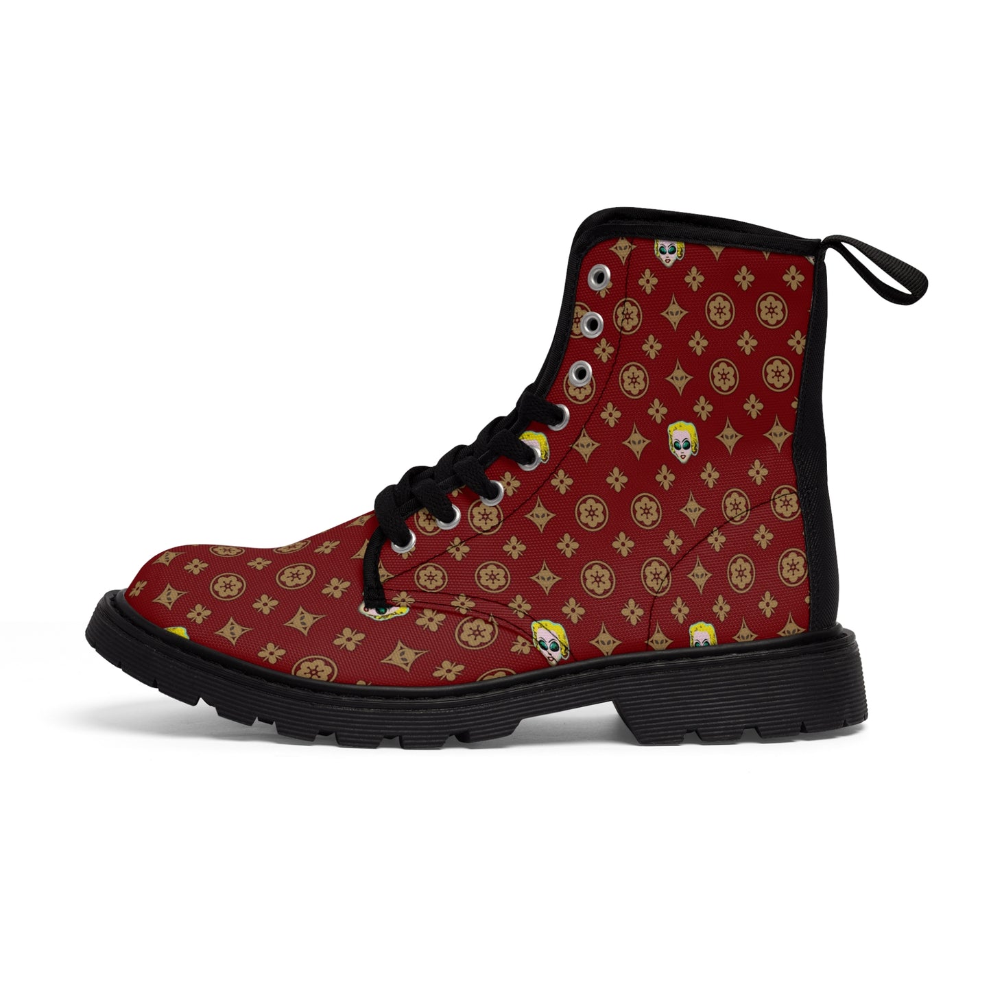 F 'Malien Monroe' POP ART Women's Canvas Boots