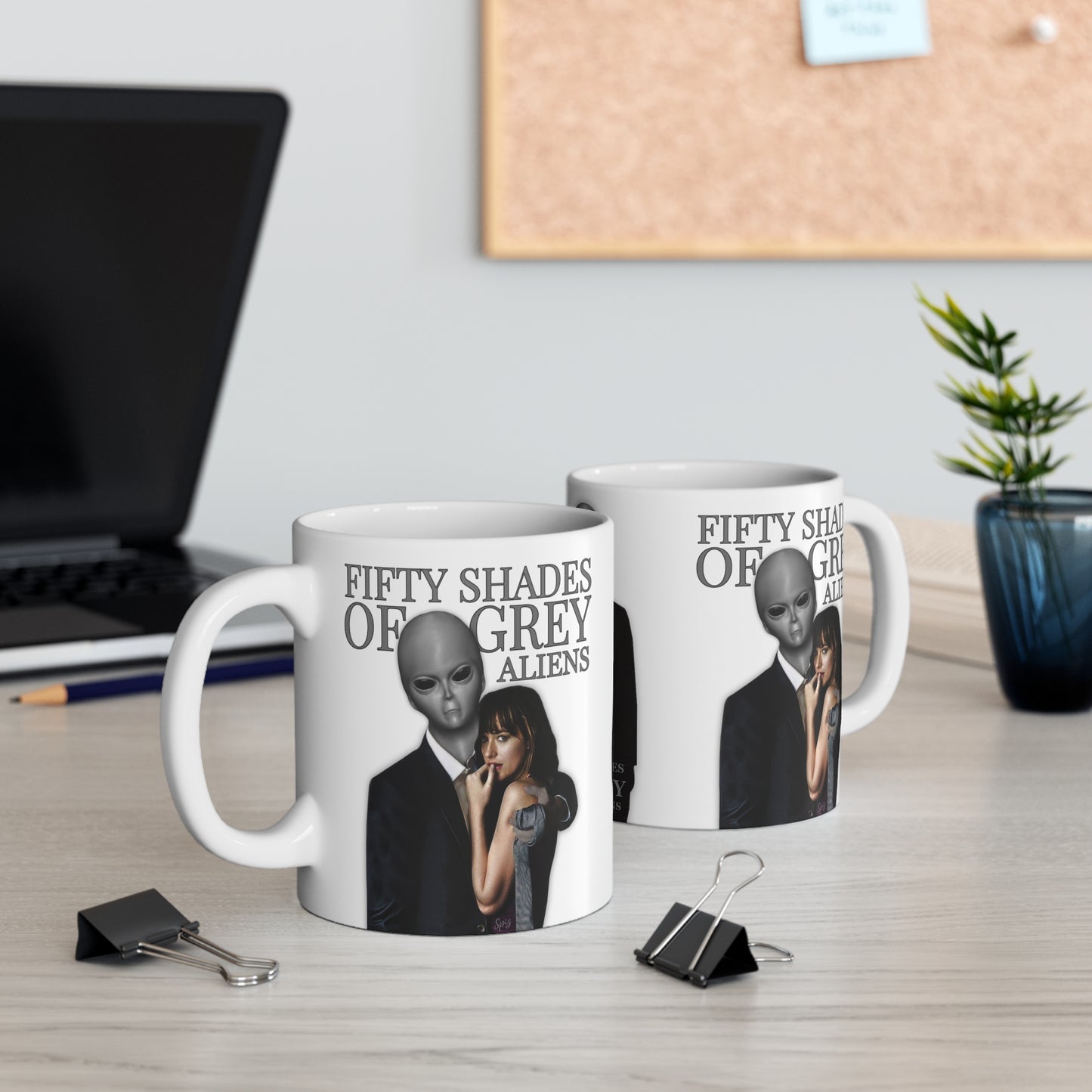 MUG: Fifty Shades of Grey Aliens White Mug 11oz