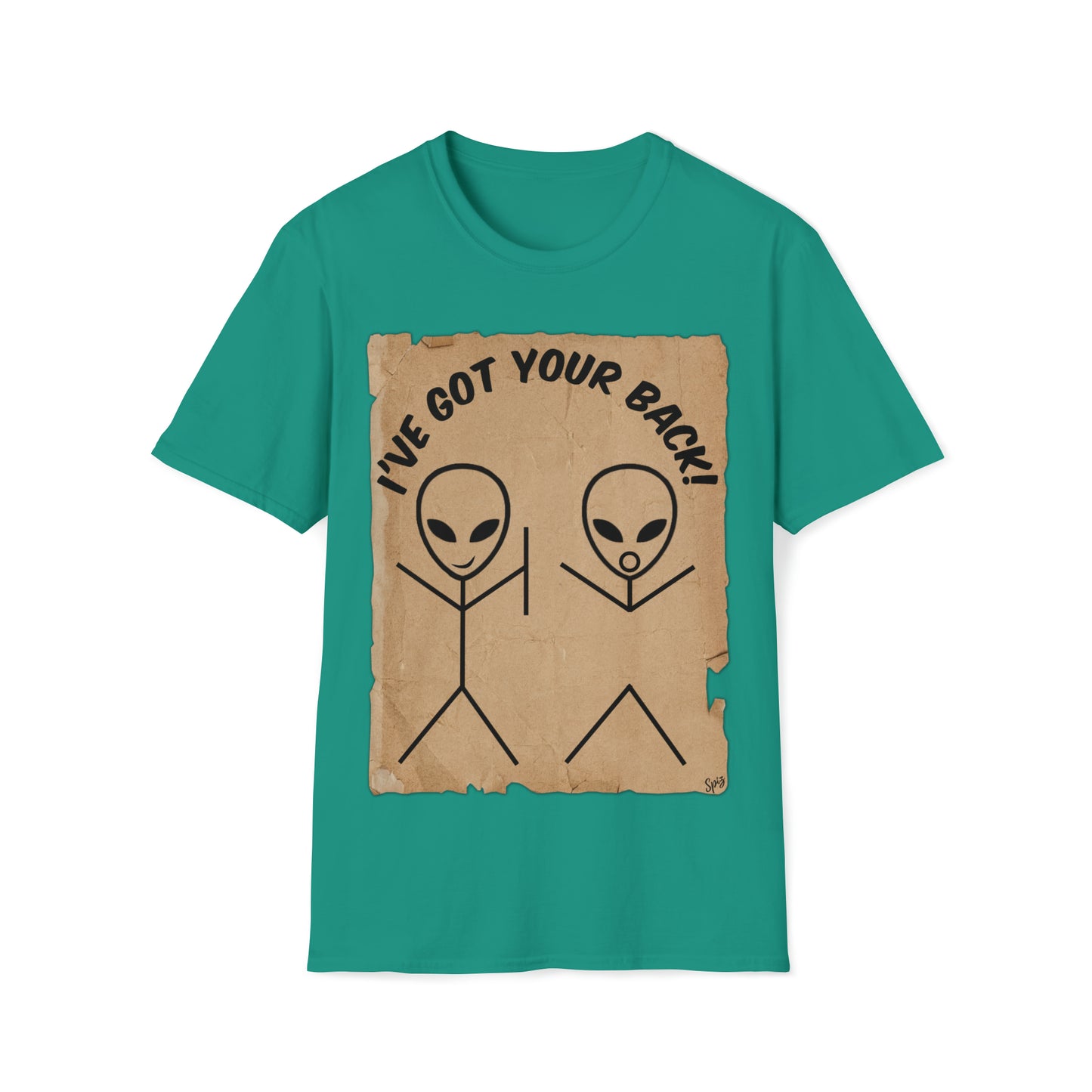 T "I've Got Your Back" Alien Humour #1 Unisex Softstyle T-Shirt