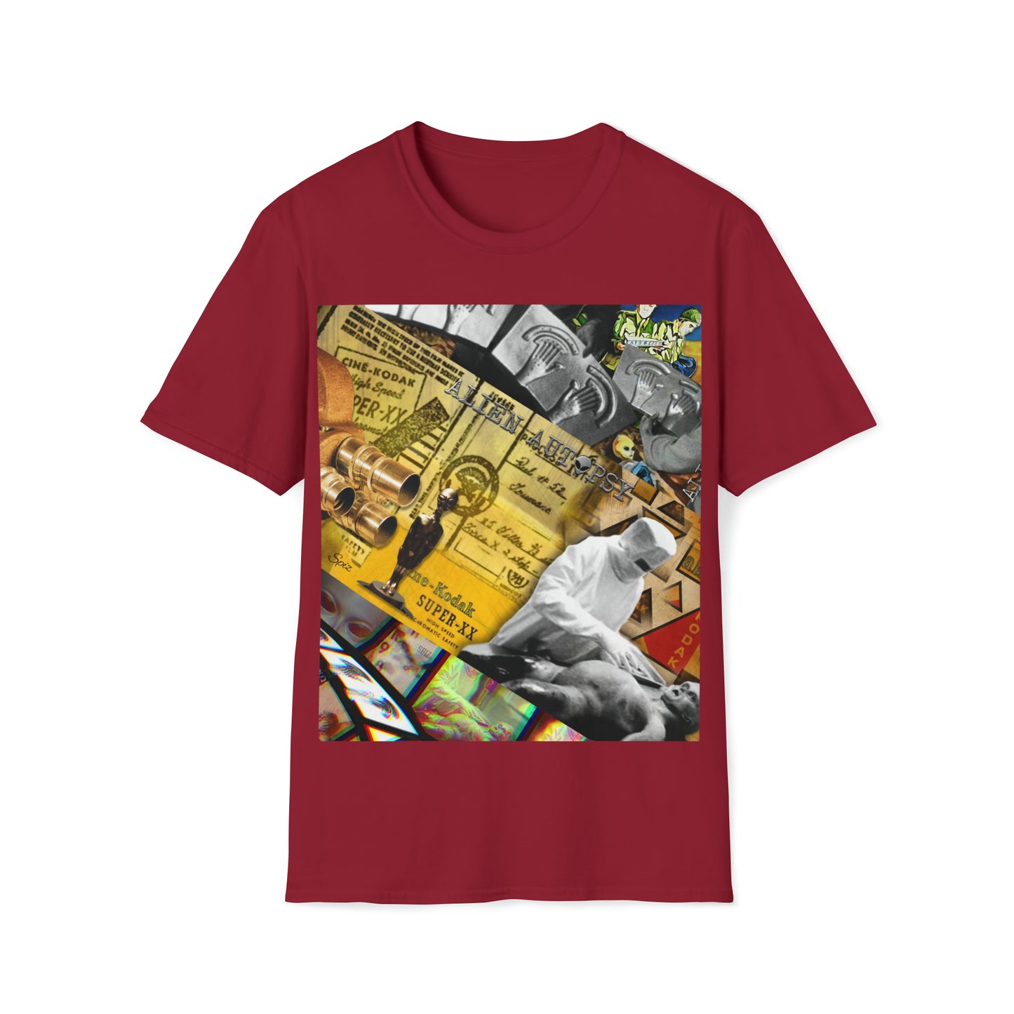 T "Montage" #2  Alien Autopsy Unisex Softstyle T-Shirt