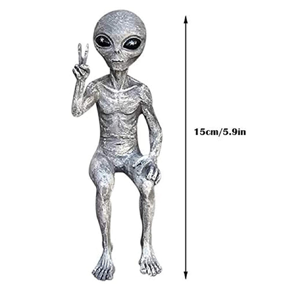 SC Alien Resin Ornaments Fun Indoor/Outdoor Garden Statues