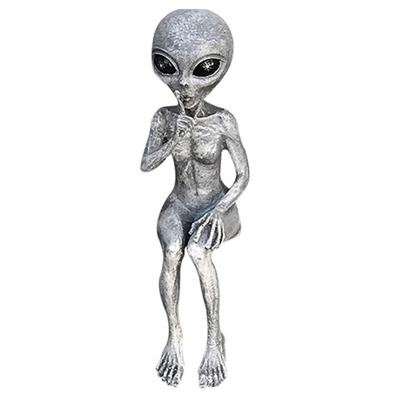 SC Alien Resin Ornaments Fun Indoor/Outdoor Garden Statues