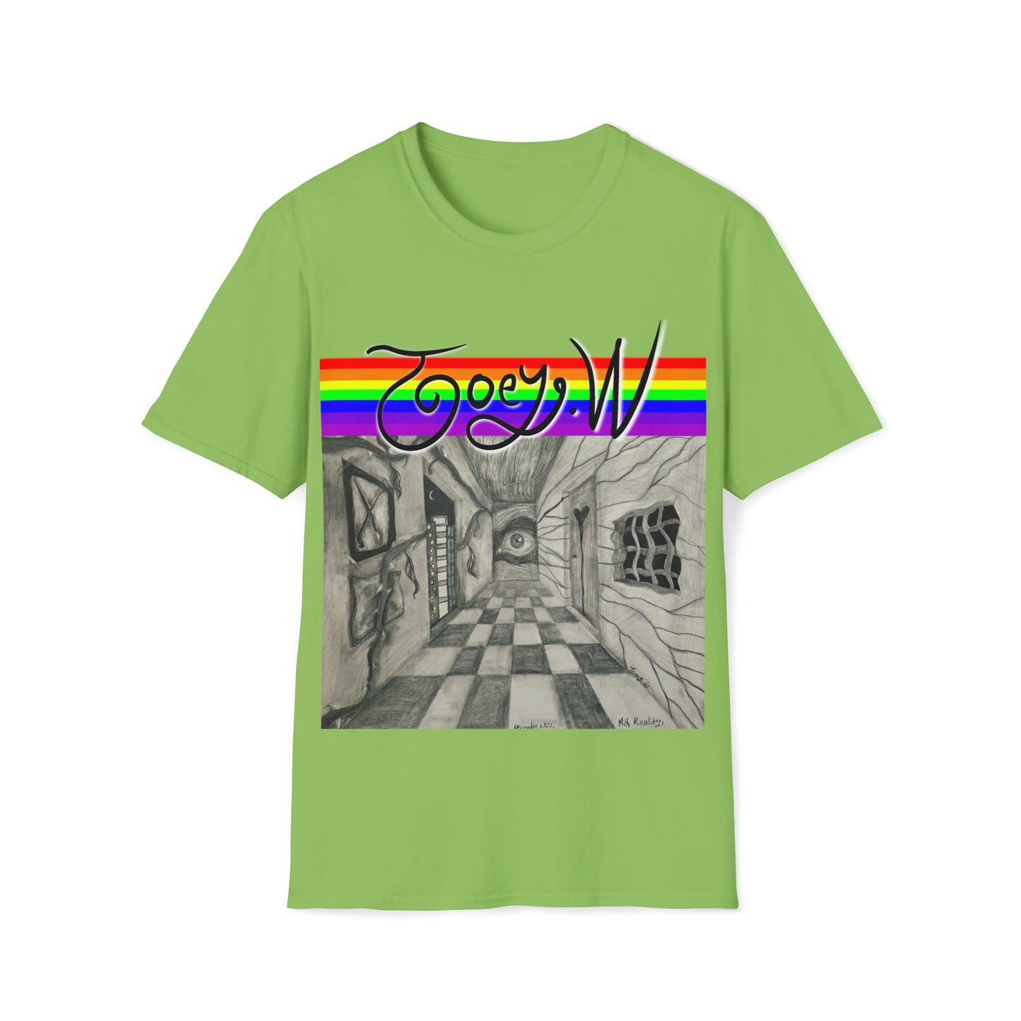 T "My Reality" by Jordan (Joey) Watts.  Unisex Softstyle T-Shirt