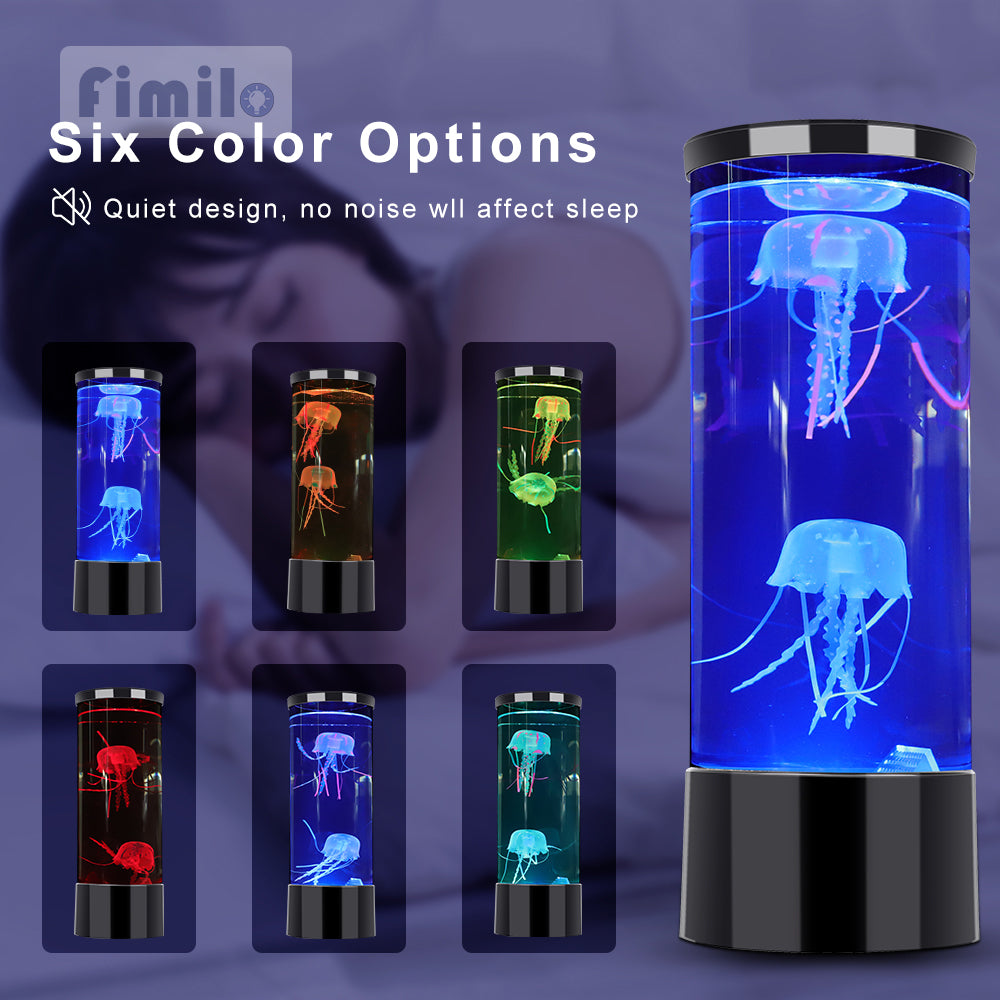 L Alien Jellyfish Fantasy LED  Lamp, Colour Changing Jellyfish Tank Aquarium Led Lamp Relaxing Mood Night Light