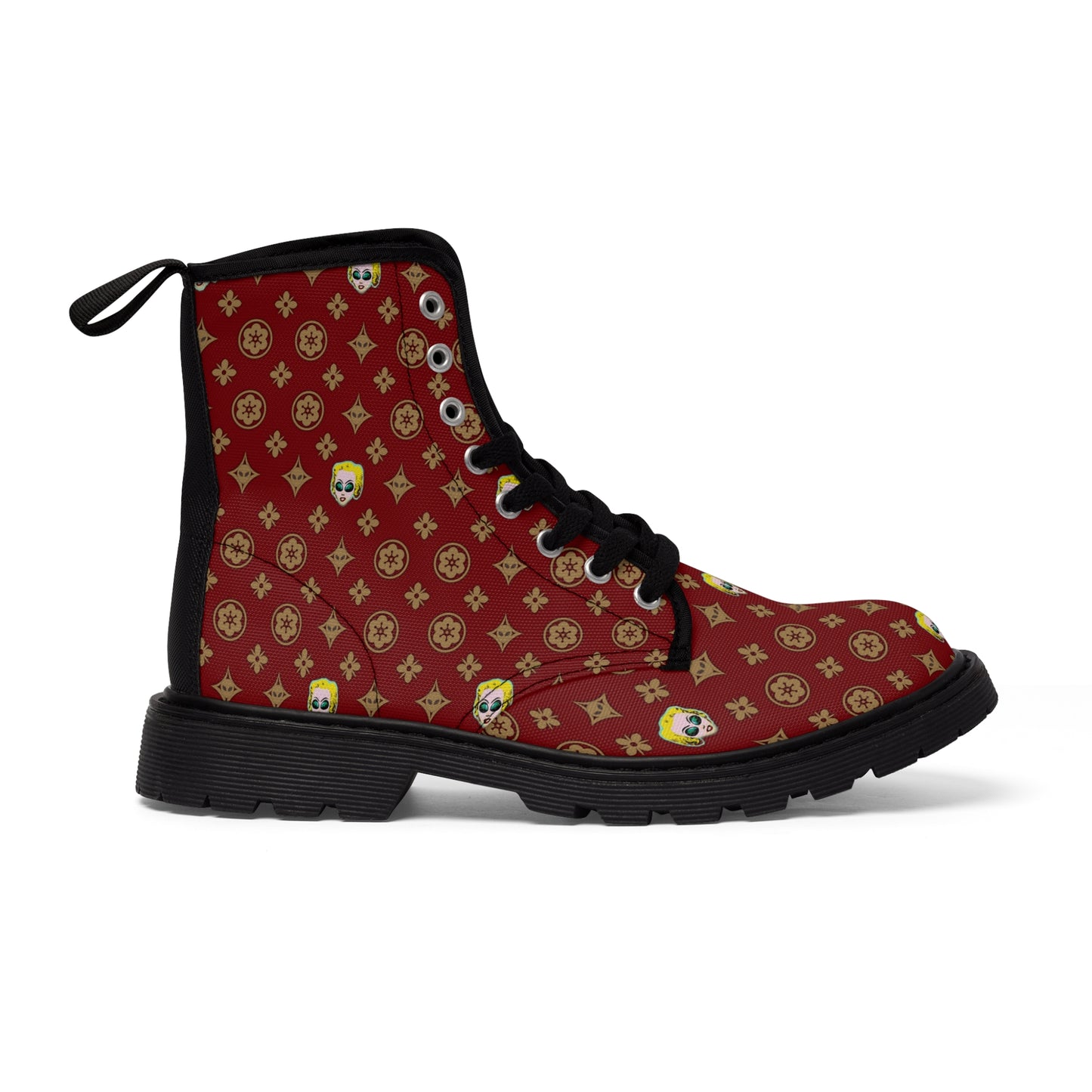 F 'Malien Monroe' POP ART Women's Canvas Boots