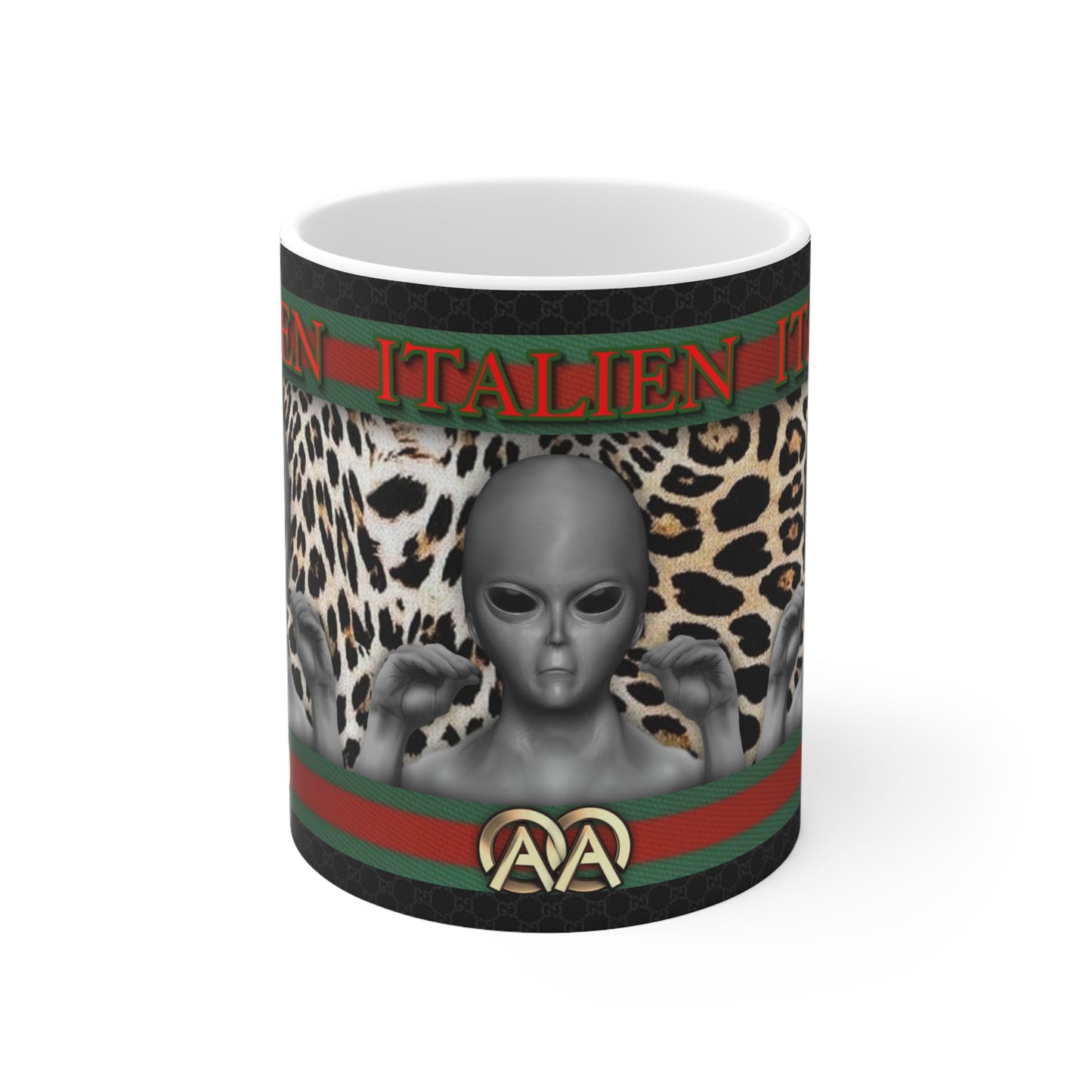 MUG: ITALIEN Designer #3 Ceramic Mug 11oz