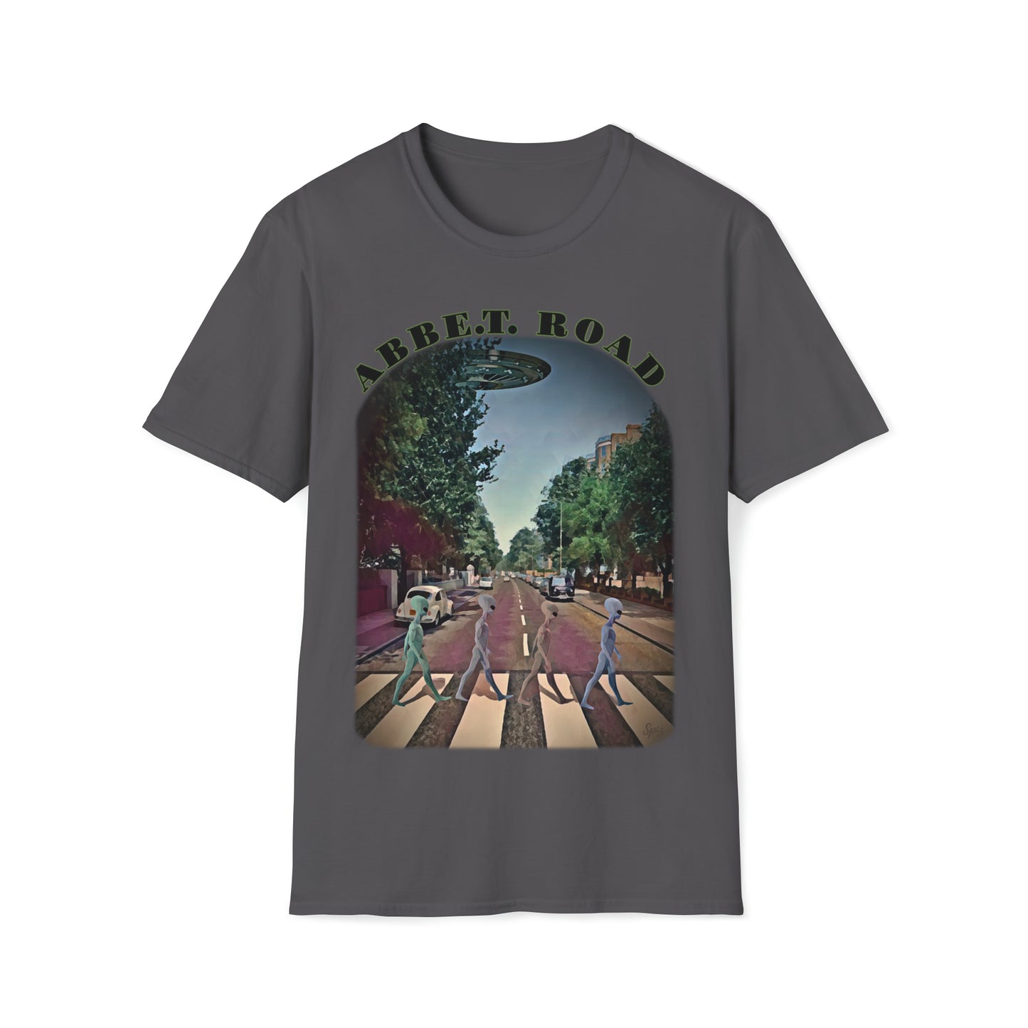 T "ABB E.T. ROAD" The Beatles in a Parallel Universe - Unisex Softstyle T-Shirt