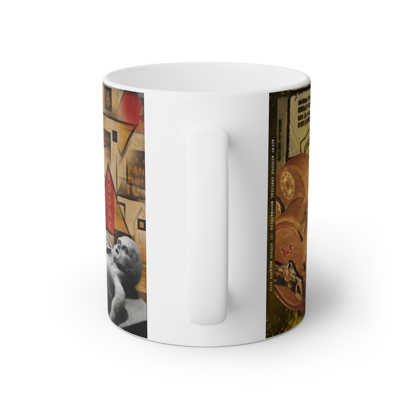 MUG: "Alien Autopsy Super XX Film" White Mug, 11oz