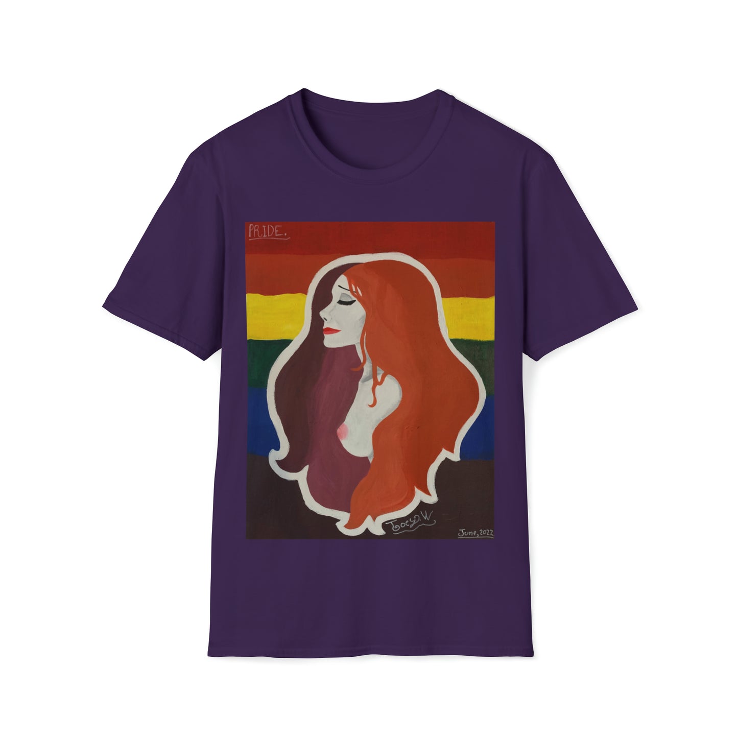 TJ "PRIDE" by Jordan (Joey) Watts.  Unisex Softstyle T-Shirt