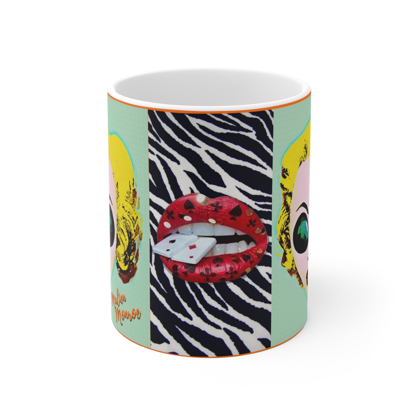 MUG: Malien Monroe Pop-Art #4 Ceramic Mug 11oz