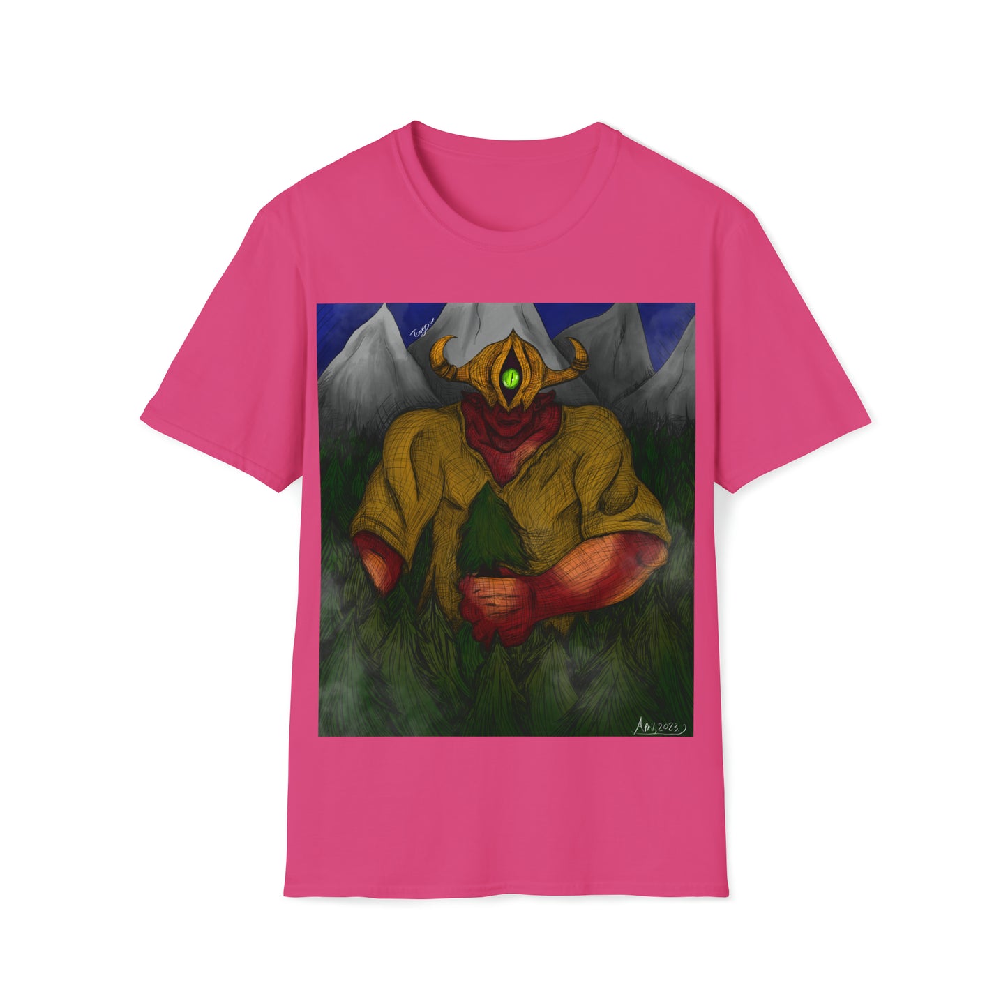 TJ "OXYN" by Jordan (Joey) Watts.  Unisex Softstyle T-Shirt