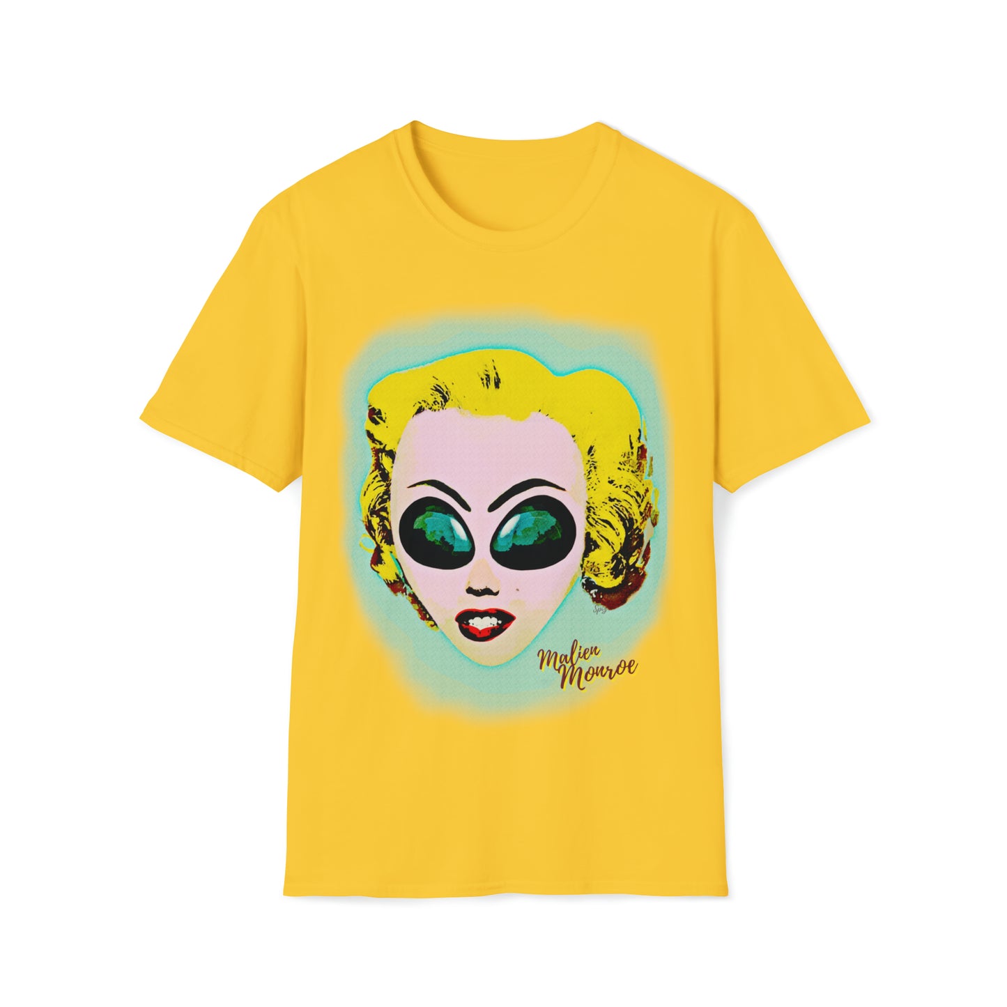 T 'Malien Monroe' POP ART Unisex Softstyle T-Shirt