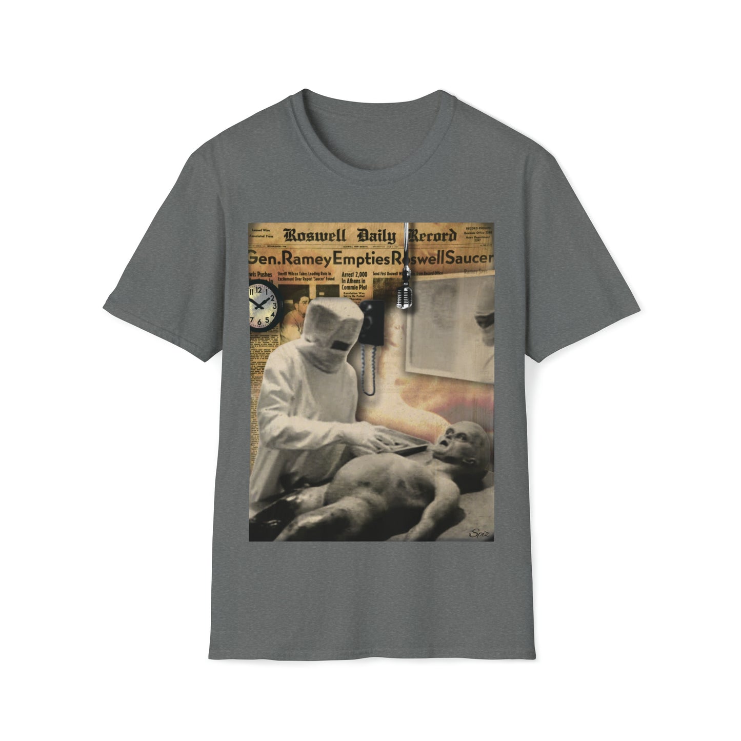 T "Alien Inspection"  Alien Autopsy Unisex Softstyle T-Shirt