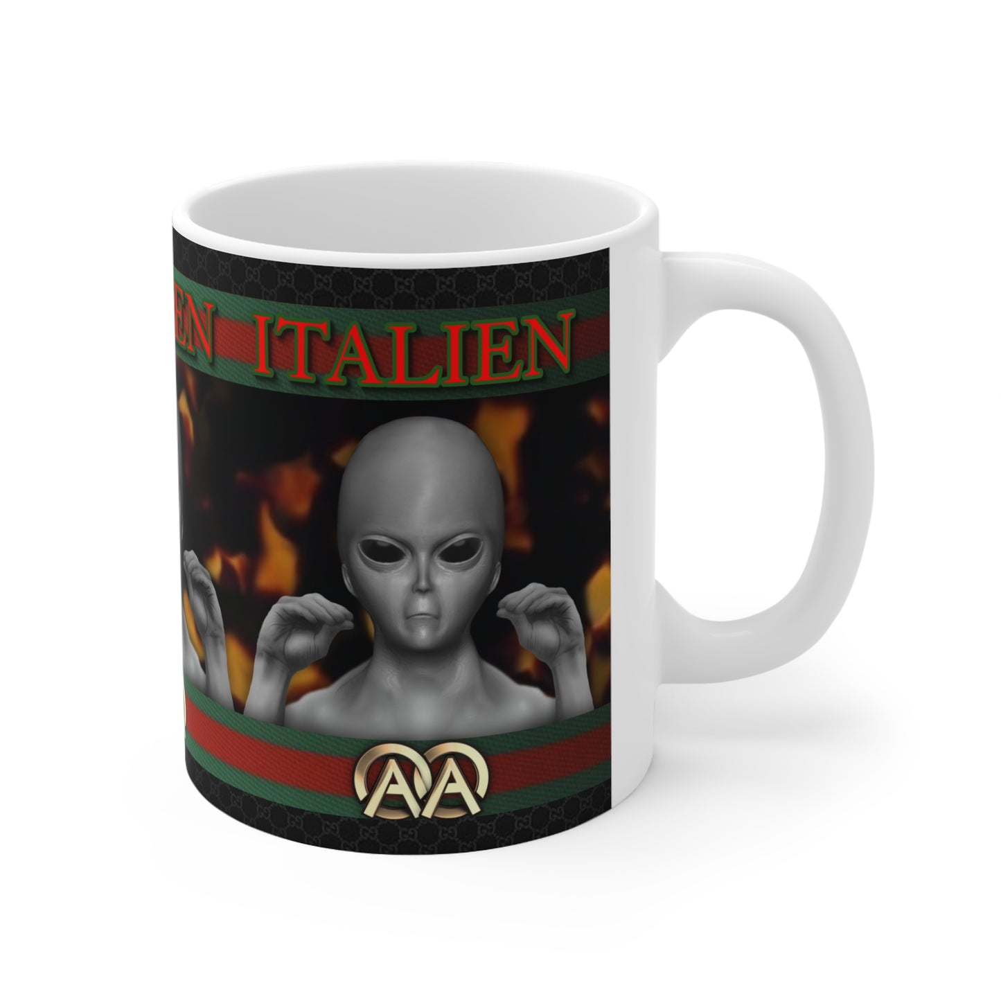 MUG: ITALIEN Designer #2 Ceramic Mug 11oz