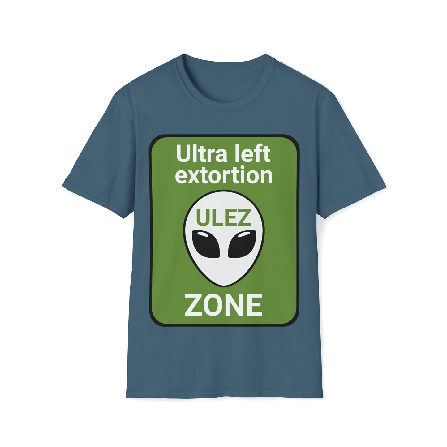 T "ULEZ" Alien Humour #1 Unisex Softstyle T-Shirt