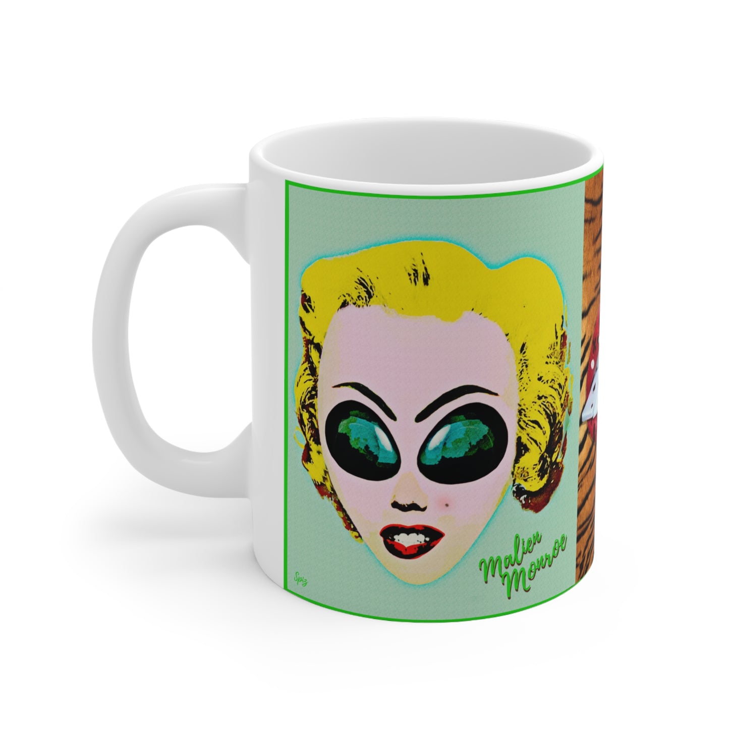 MUG: Malien Monroe Tiger Ceramic Mug 11oz