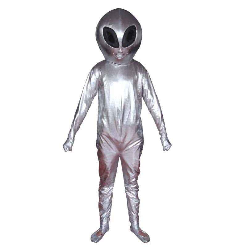 C Silver Alien Costume