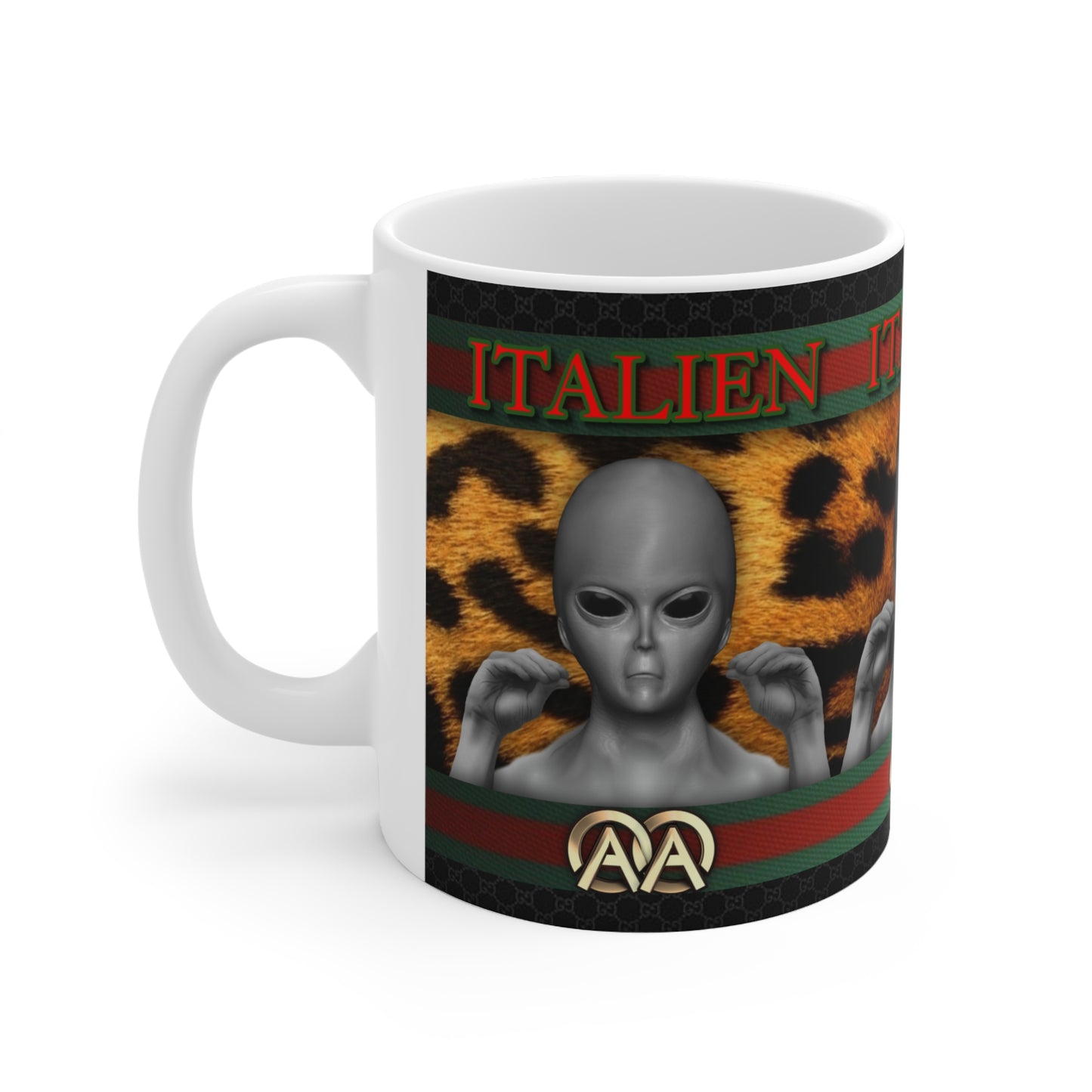 MUG: ITALIEN Designer #4 Ceramic Mug 11oz