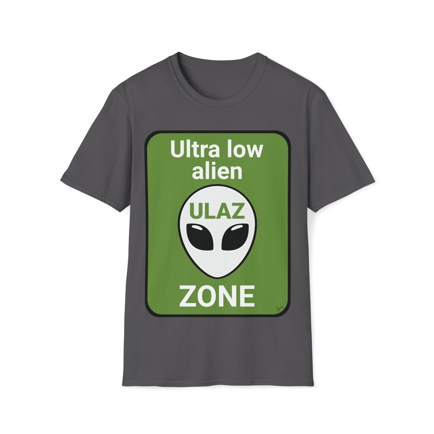 T "ULAZ" Alien Humour #2 Unisex Softstyle T-Shirt